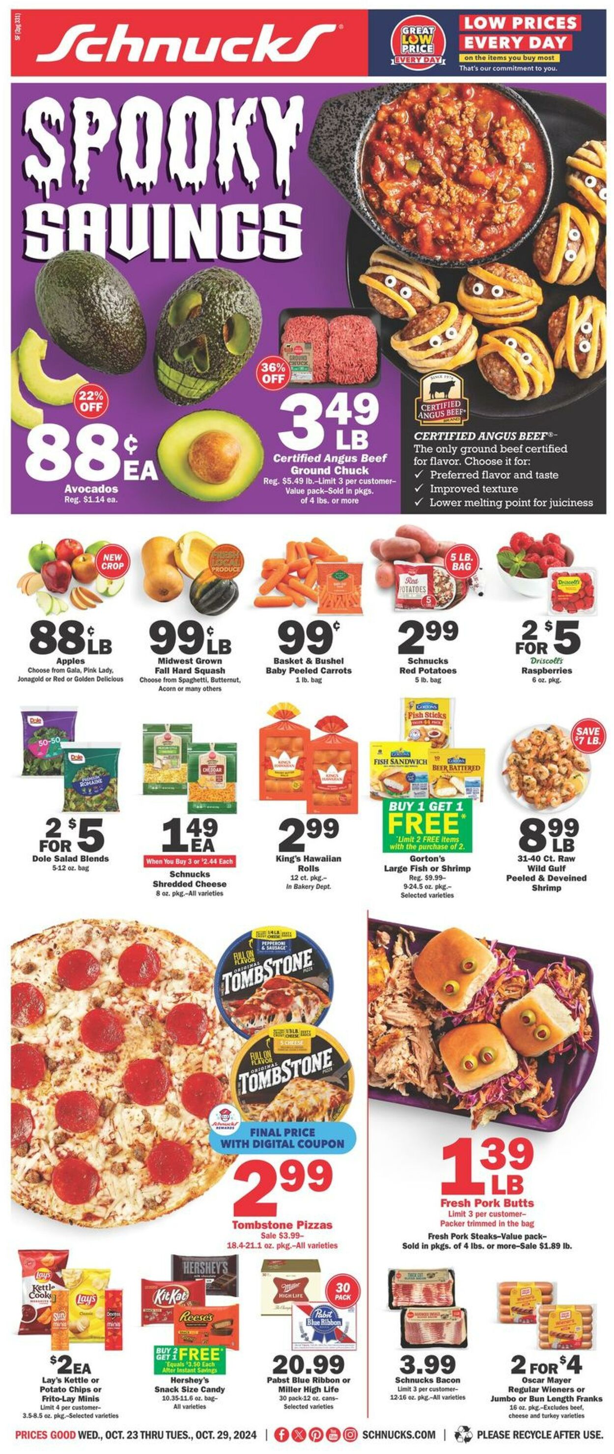 Catalogue Schnucks from 10/23/2024