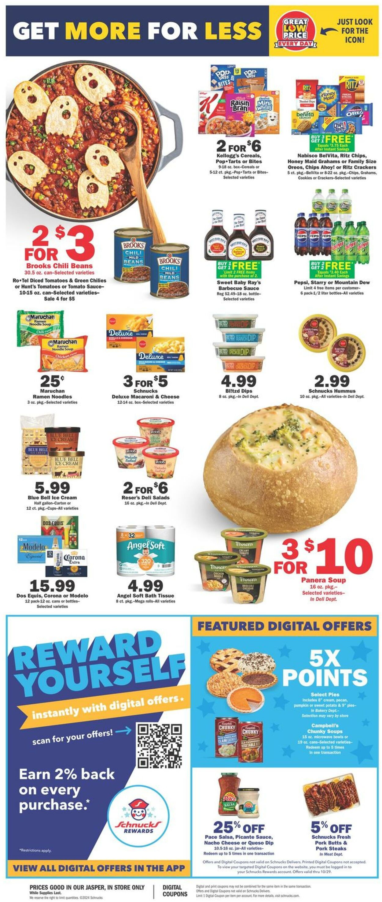 Catalogue Schnucks from 10/23/2024