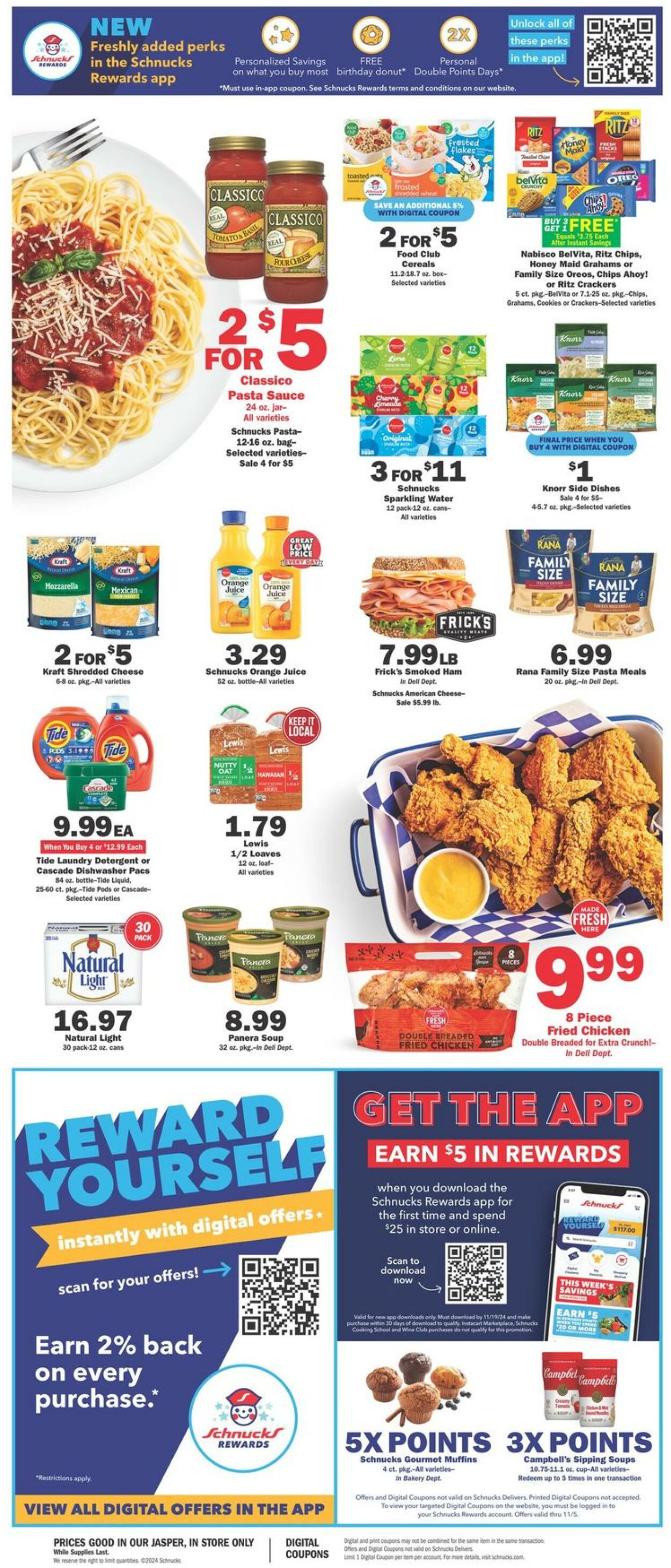 Catalogue Schnucks from 10/30/2024