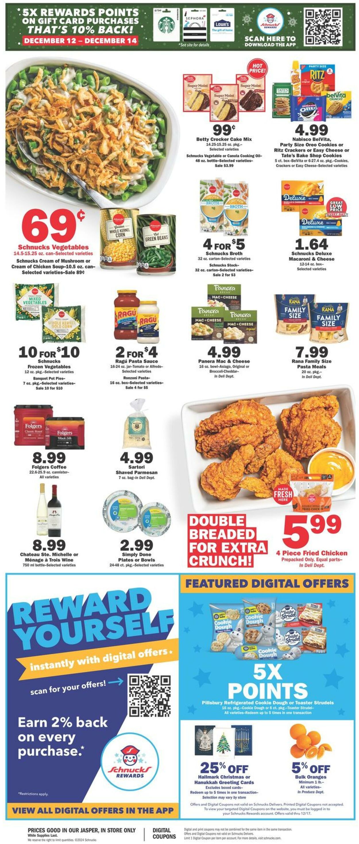 Catalogue Schnucks from 12/11/2024