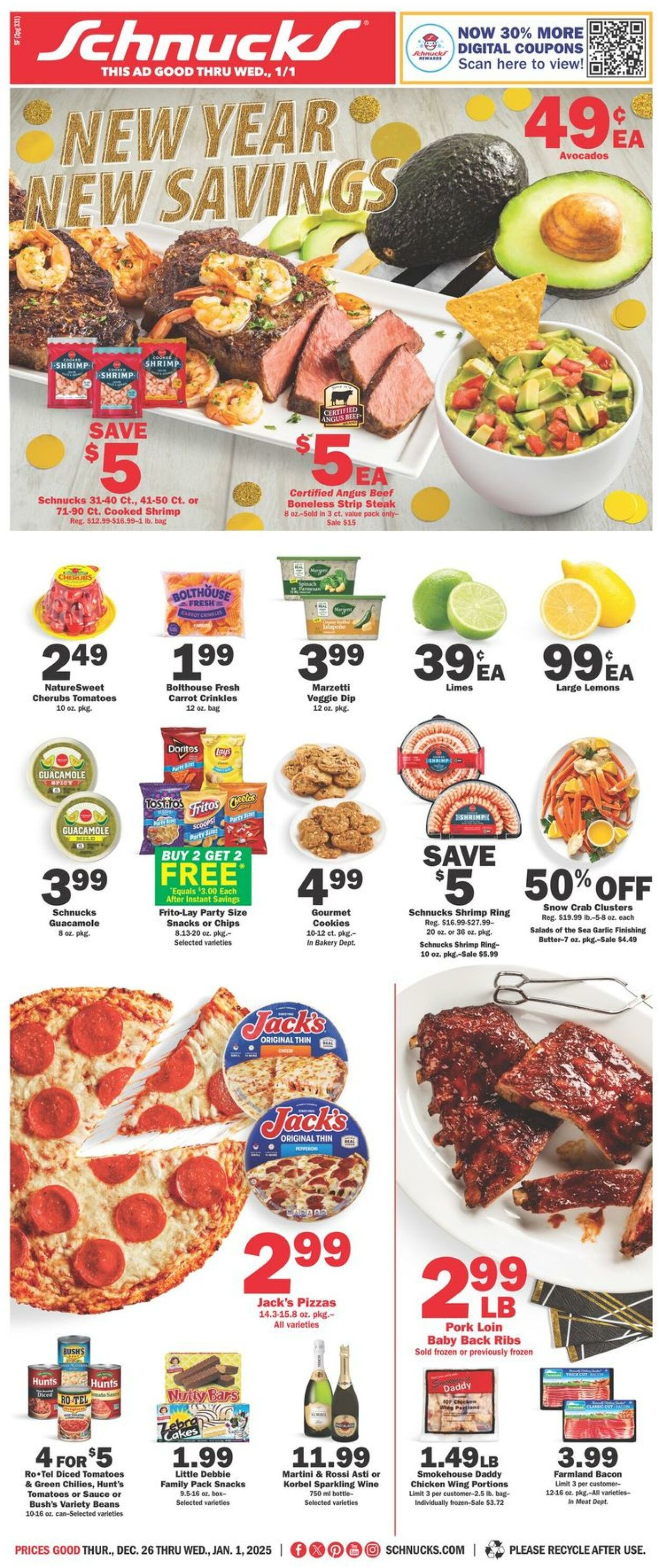 Catalogue Schnucks from 12/26/2024