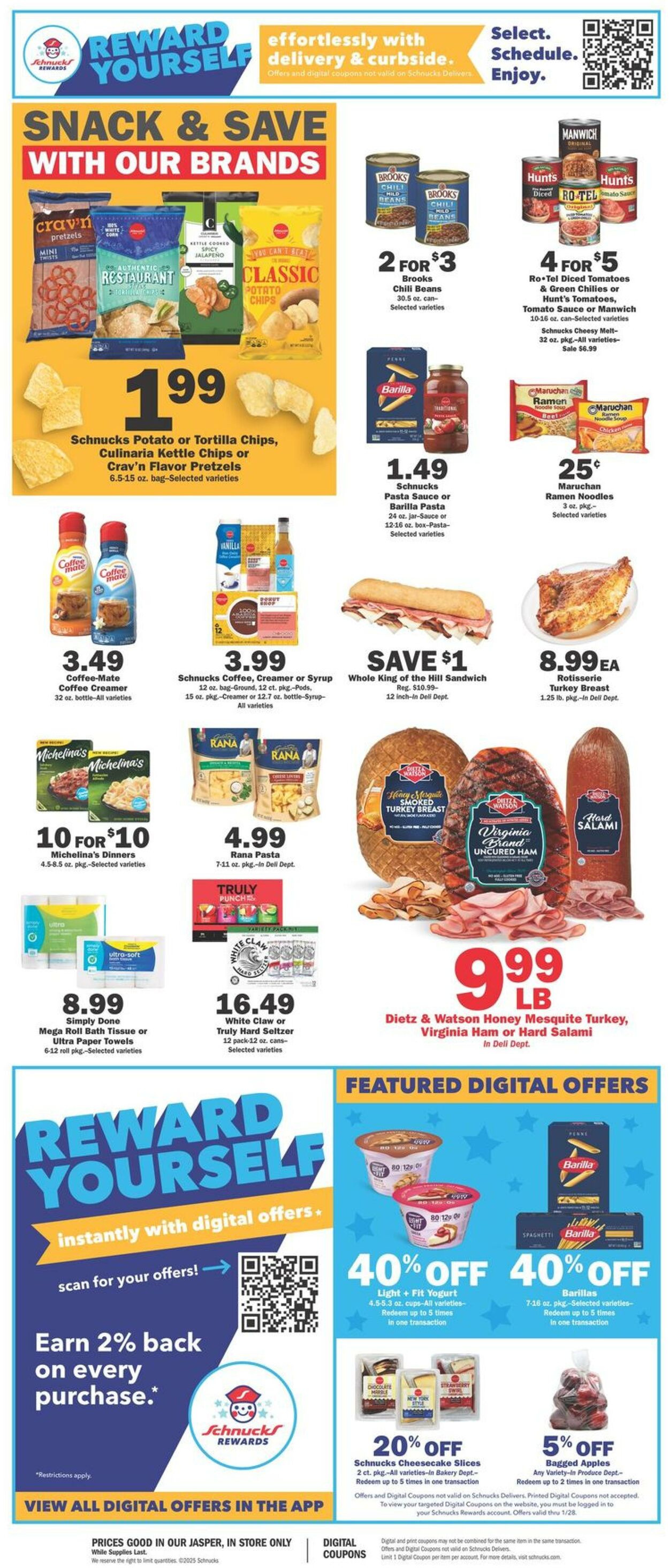 Catalogue Schnucks from 01/22/2025