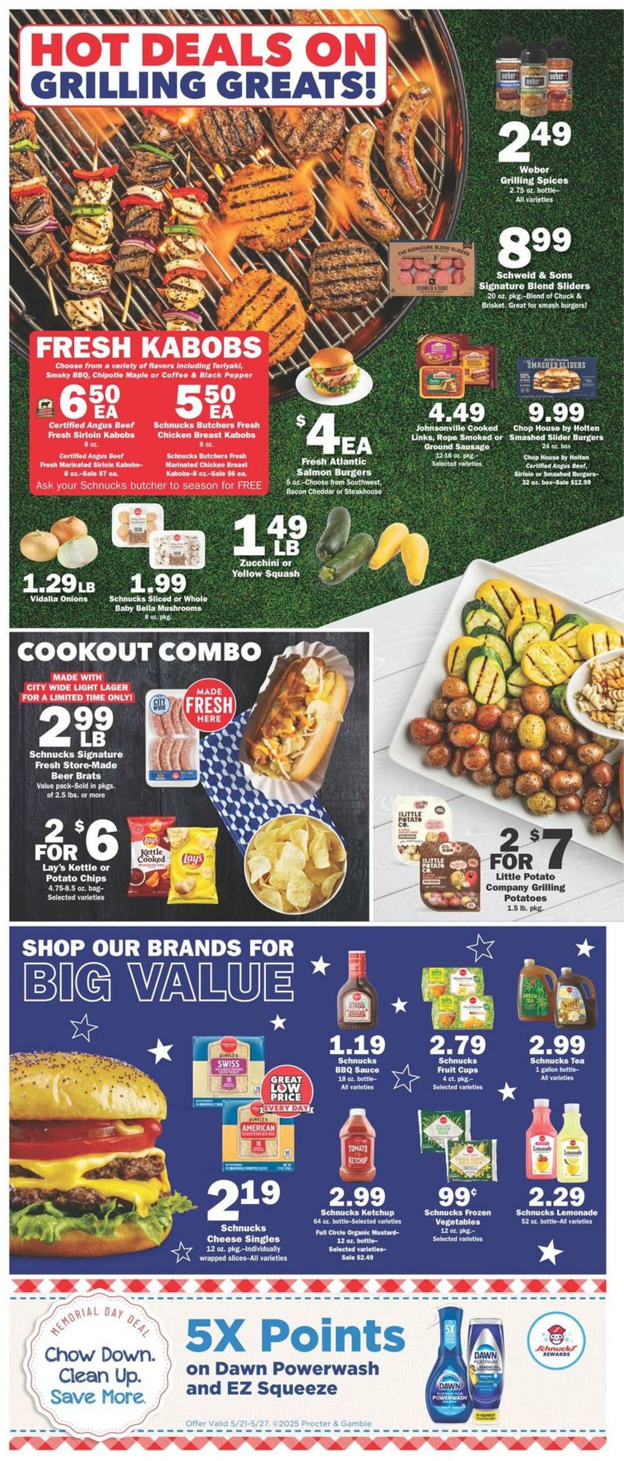 Catalogue Schnucks from 05/21/2025