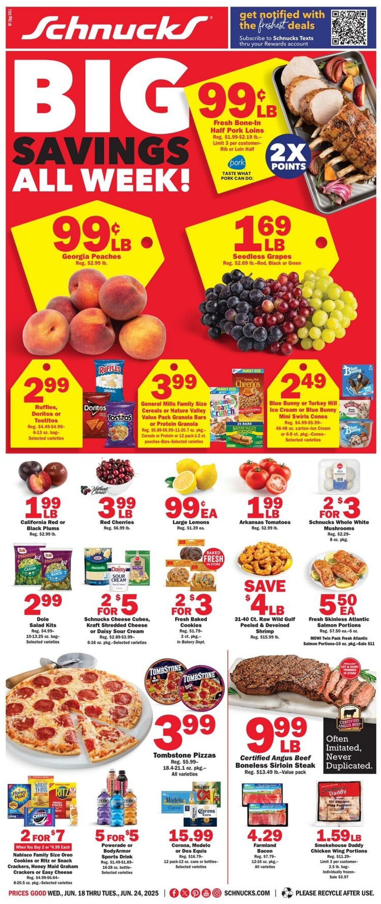 Catalogue Schnucks from 06/18/2025