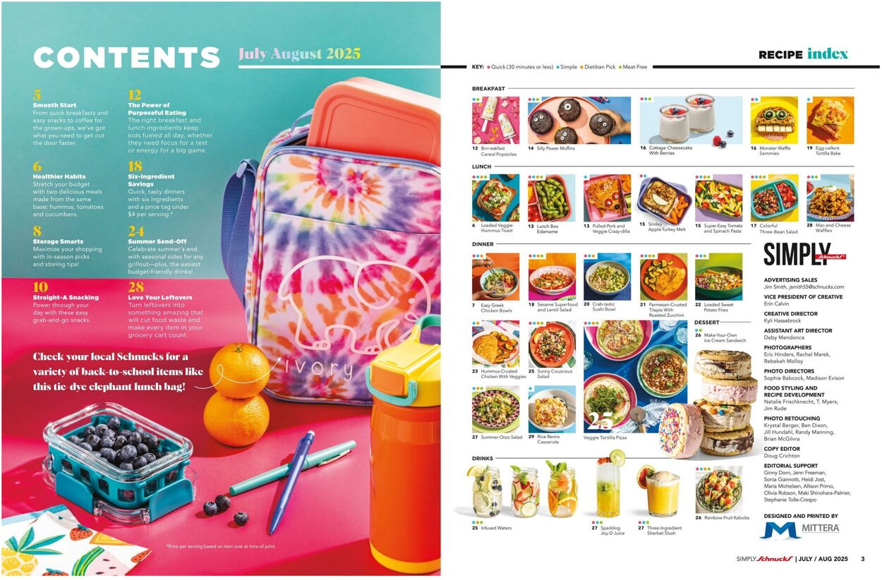 Catalogue Schnucks from 07/01/2025