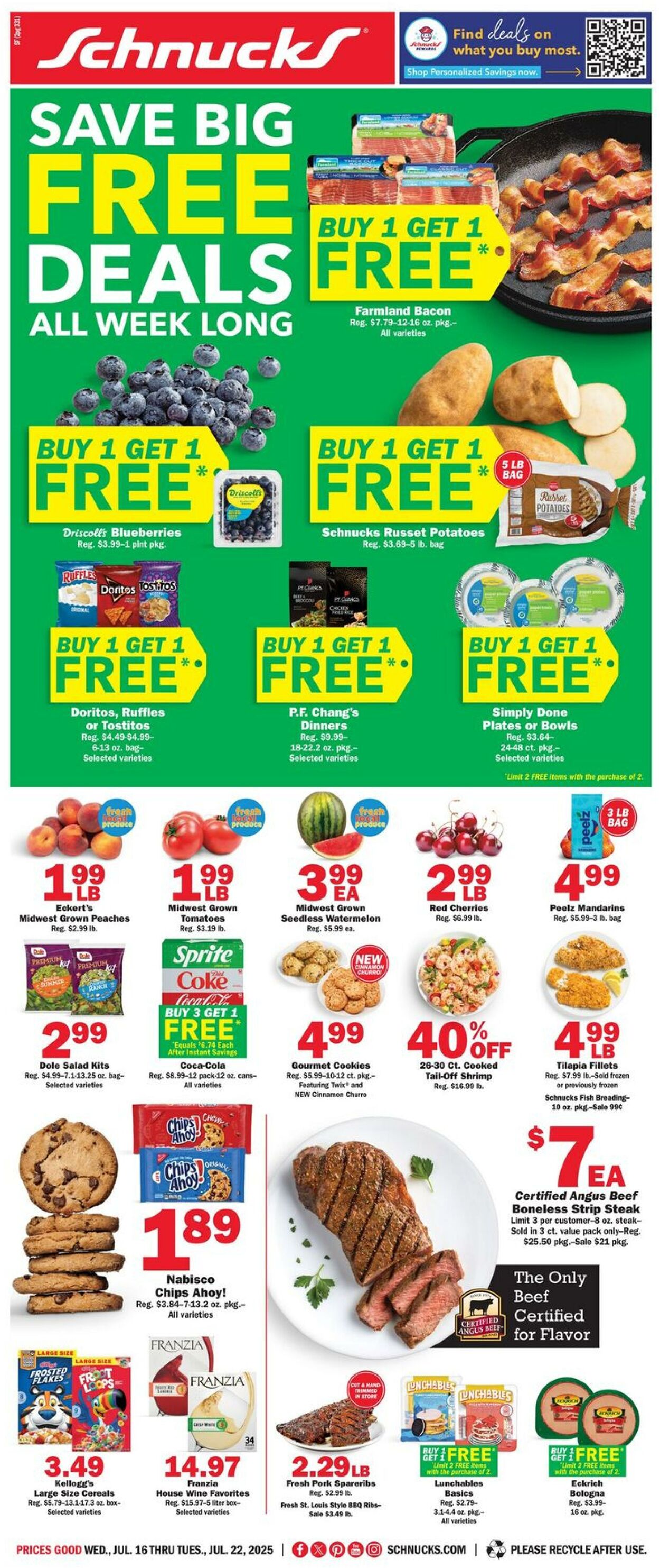 Catalogue Schnucks from 07/16/2025
