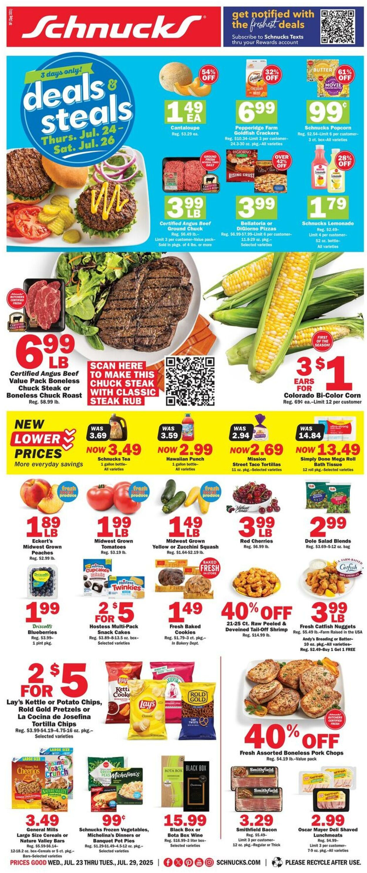Catalogue Schnucks from 07/23/2025