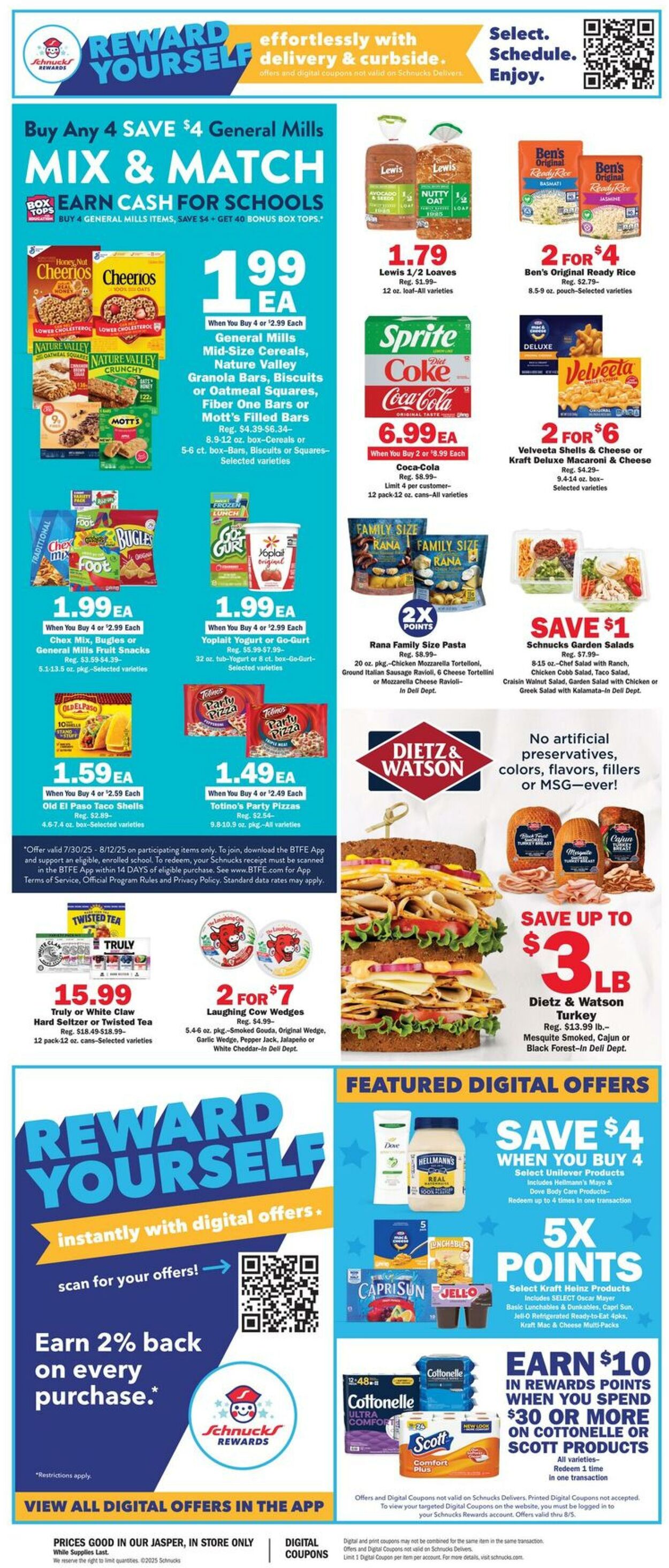Catalogue Schnucks from 07/30/2025