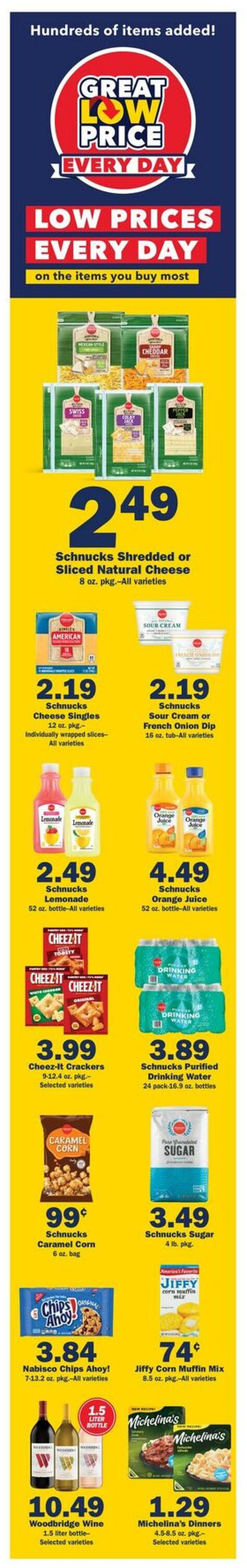 Catalogue Schnucks from 07/30/2025