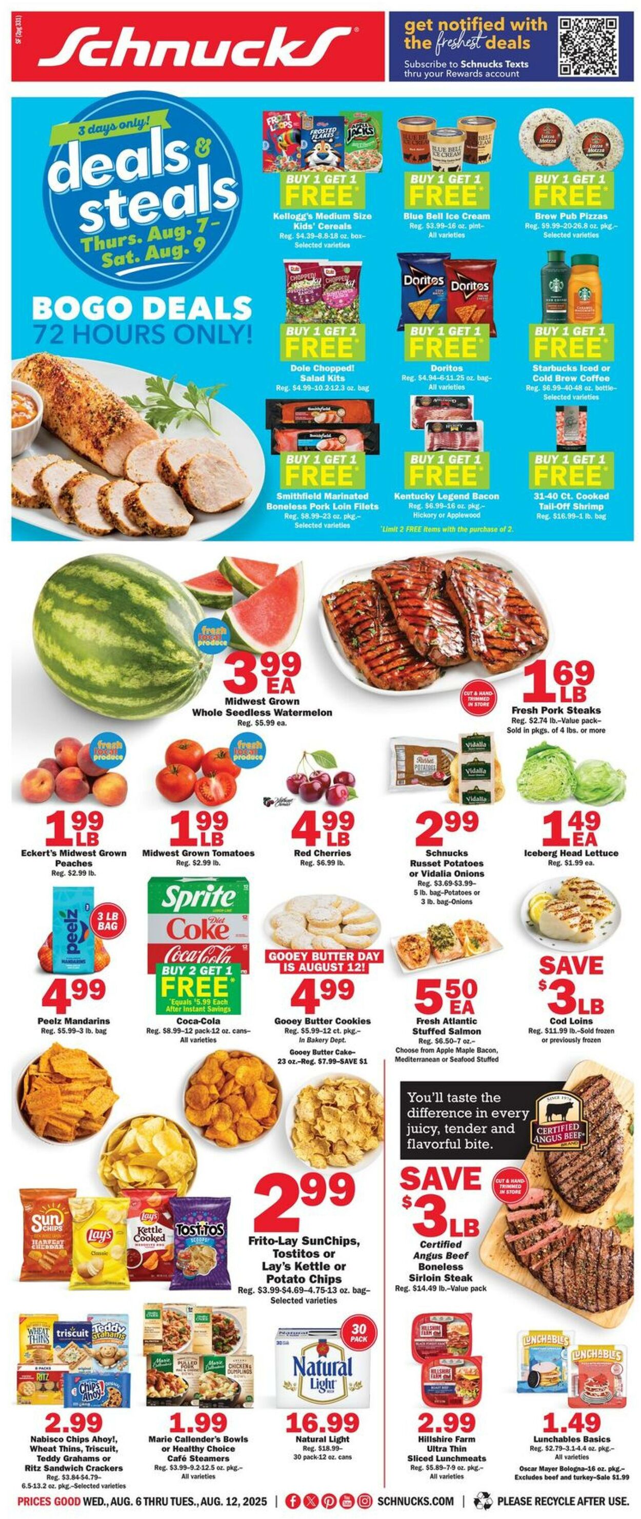 Catalogue Schnucks from 08/06/2025