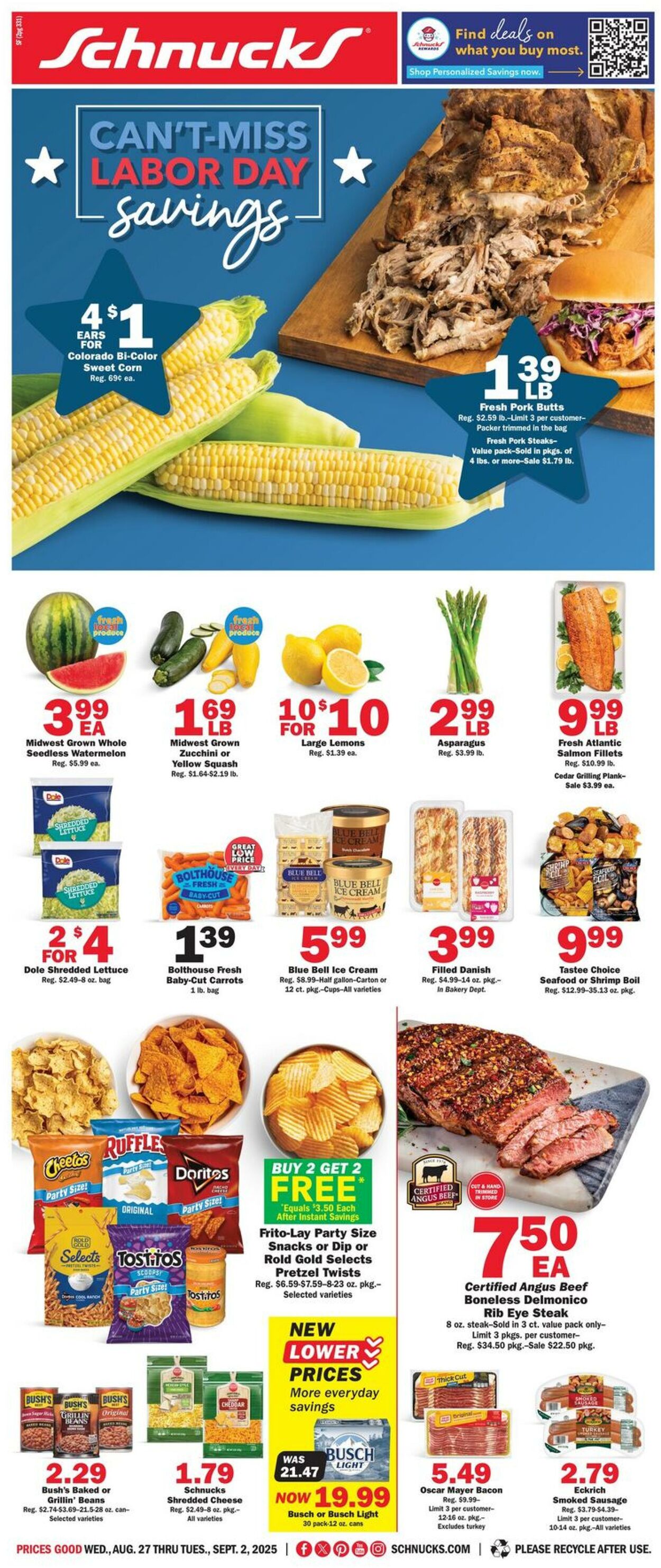 Catalogue Schnucks from 08/27/2025