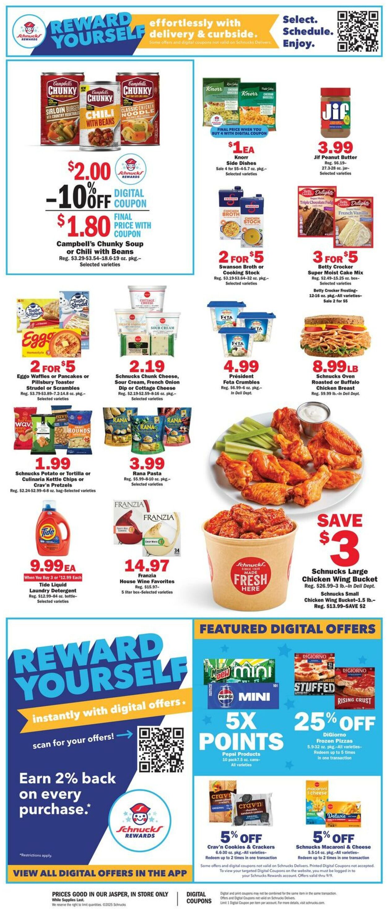 Catalogue Schnucks from 09/03/2025