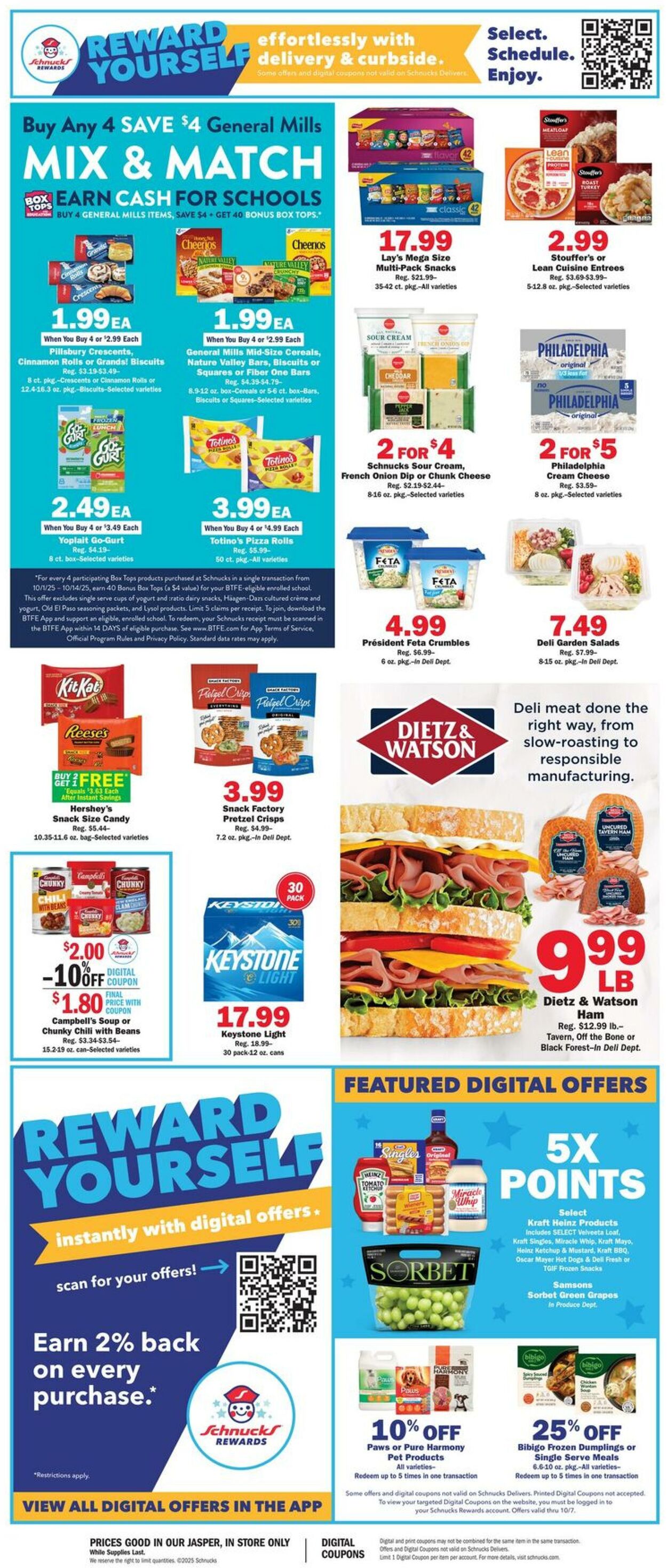 Catalogue Schnucks from 10/01/2025