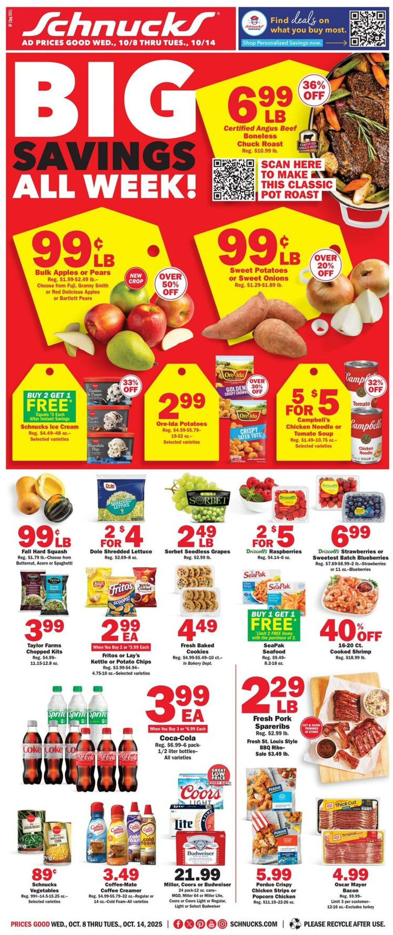 Catalogue Schnucks from 10/08/2025