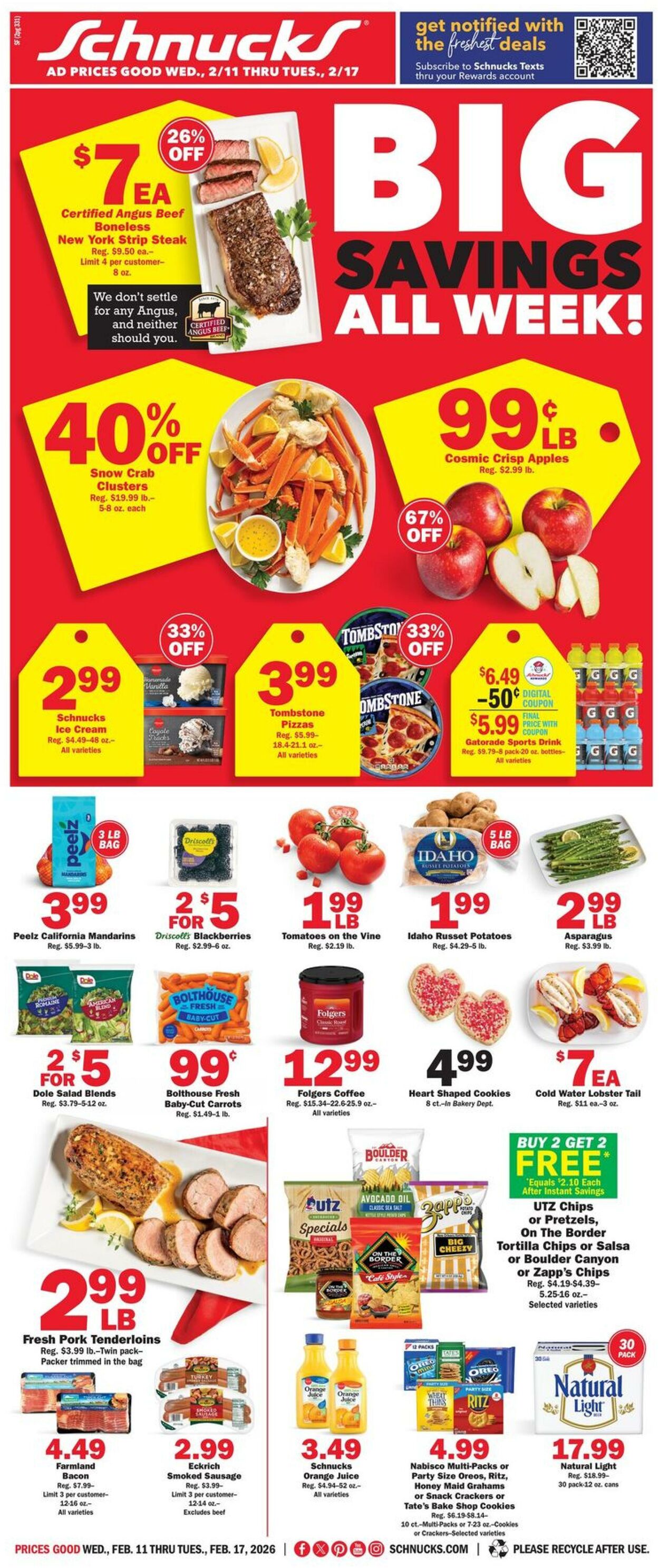 Catalogue Schnucks from 02/11/2026