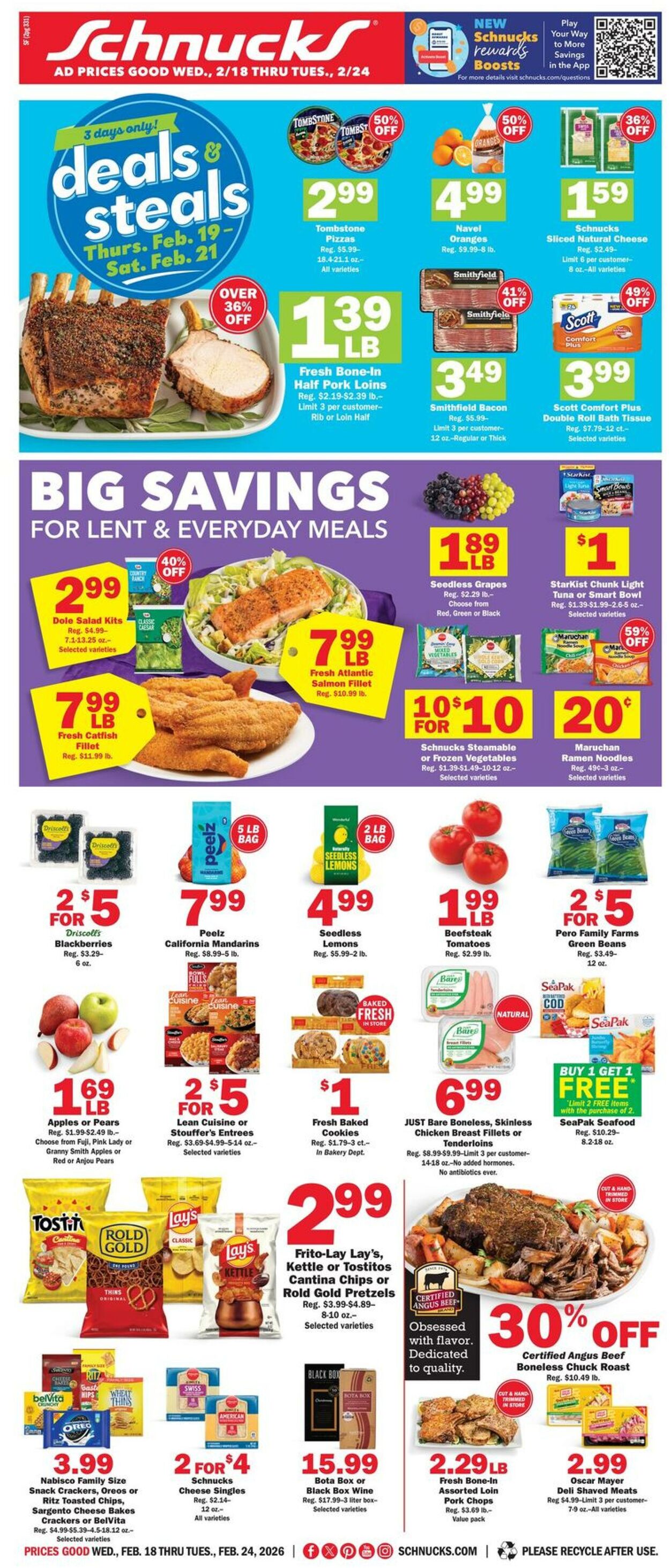 Catalogue Schnucks from 02/18/2026