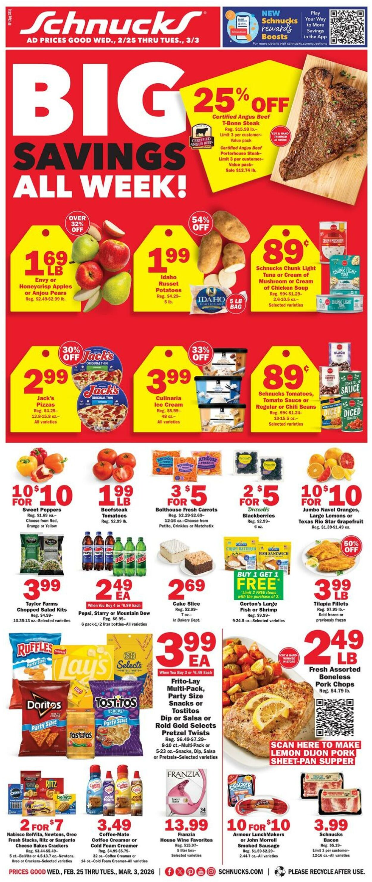 Catalogue Schnucks from 02/25/2026