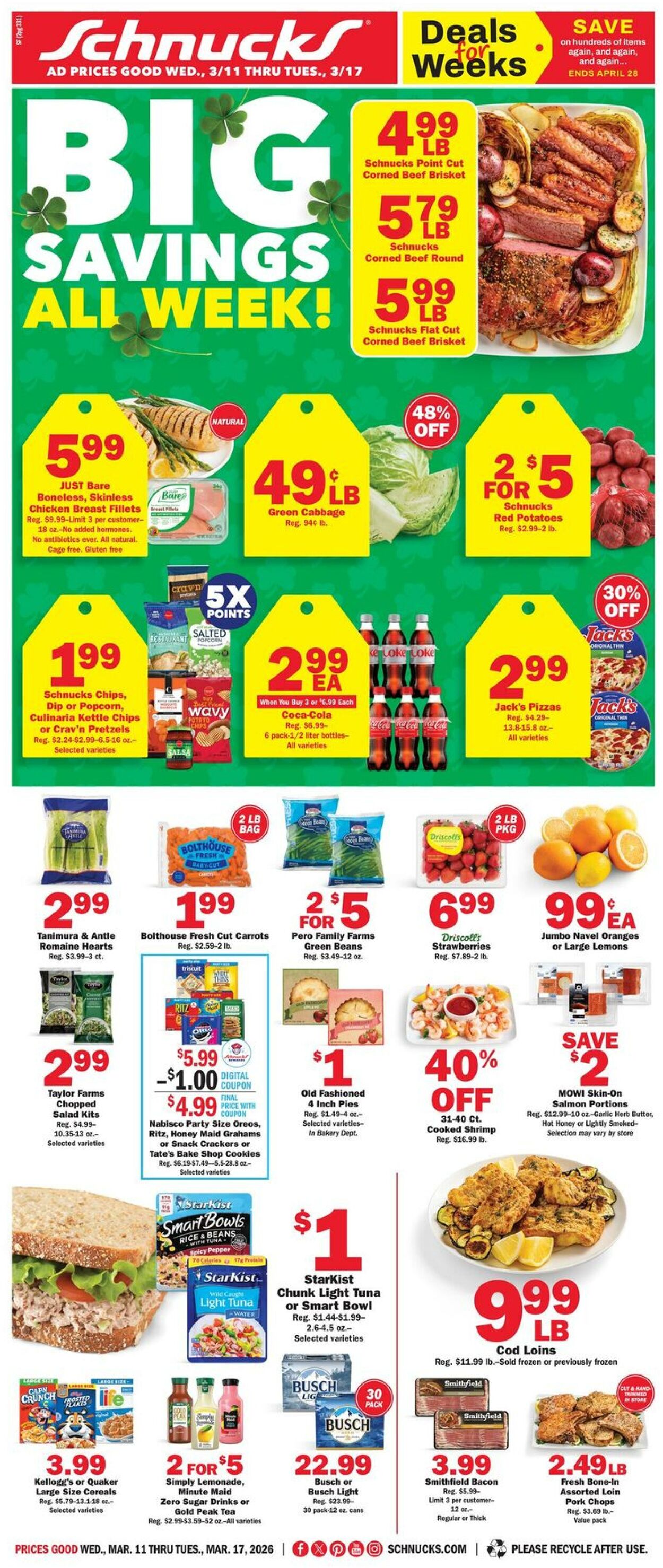 Catalogue Schnucks from 03/11/2026