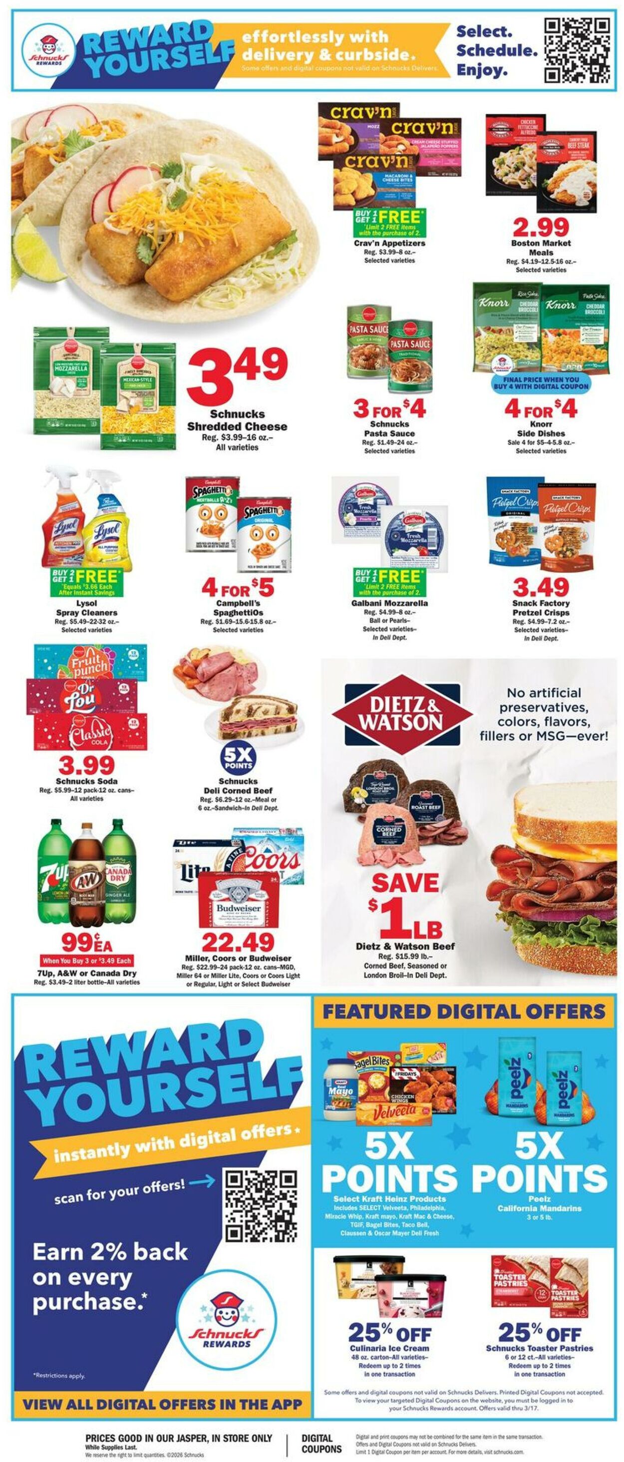 Catalogue Schnucks from 03/11/2026
