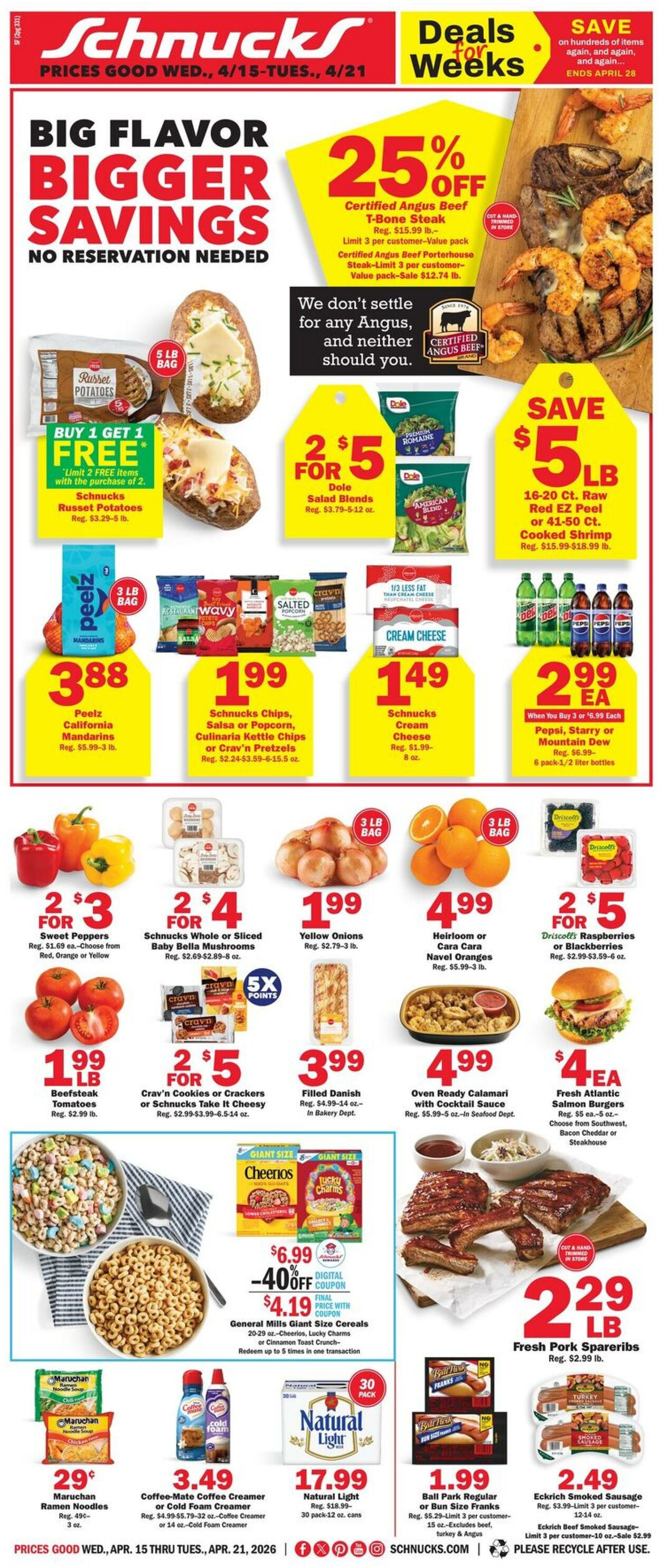 Catalogue Schnucks from 04/15/2026