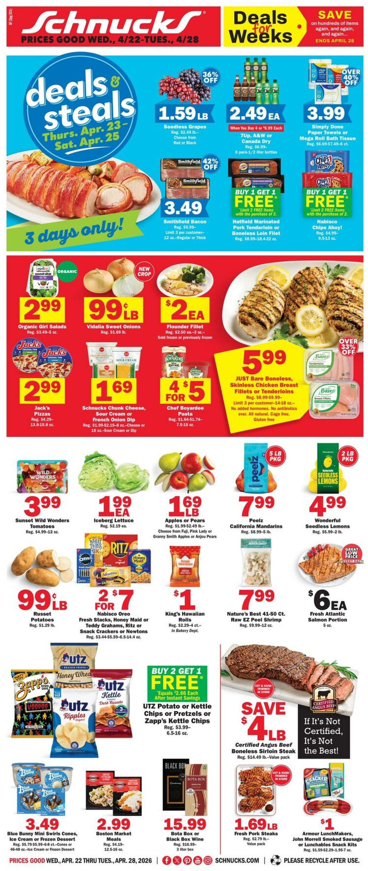 Catalogue Schnucks from 04/22/2026
