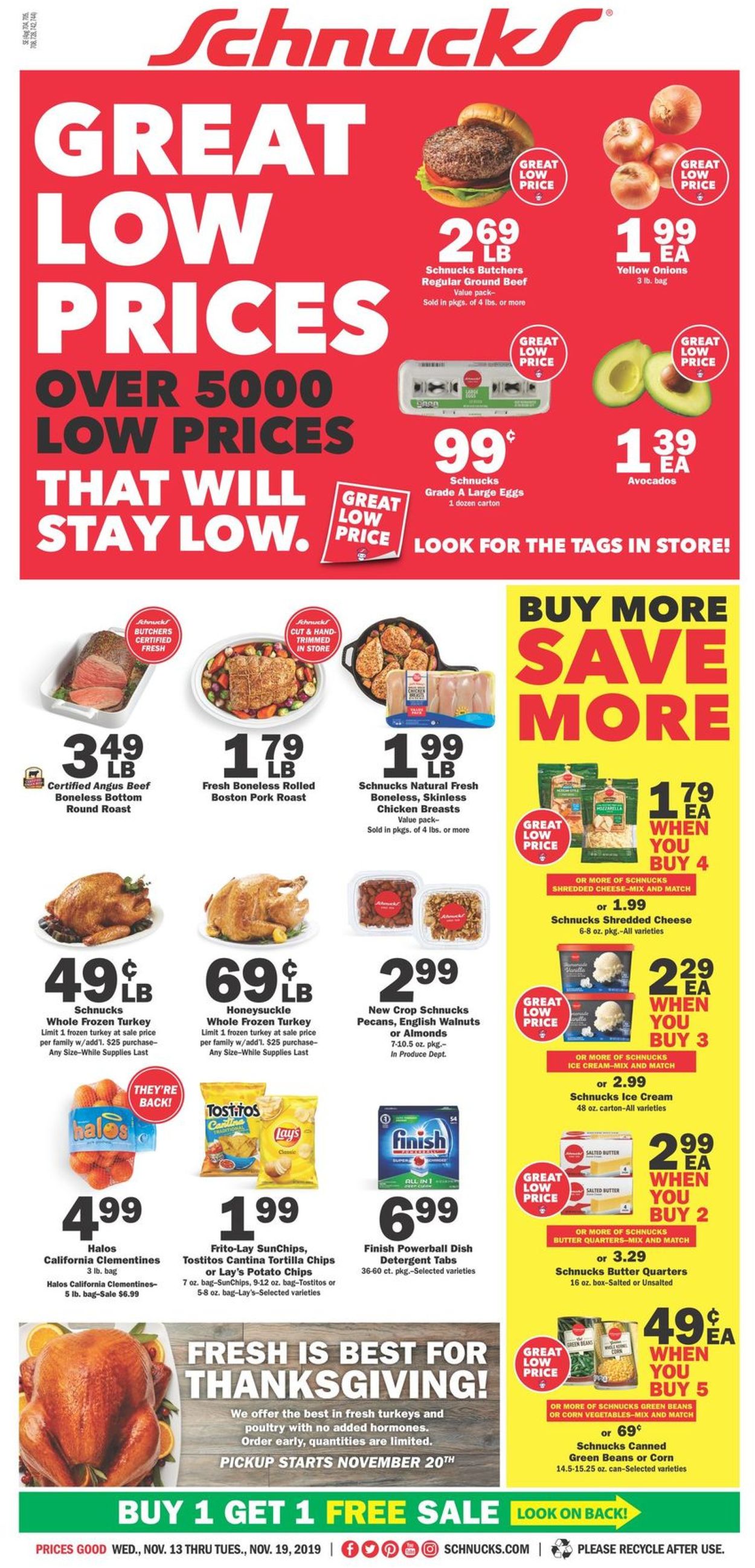 Catalogue Schnucks from 11/13/2019