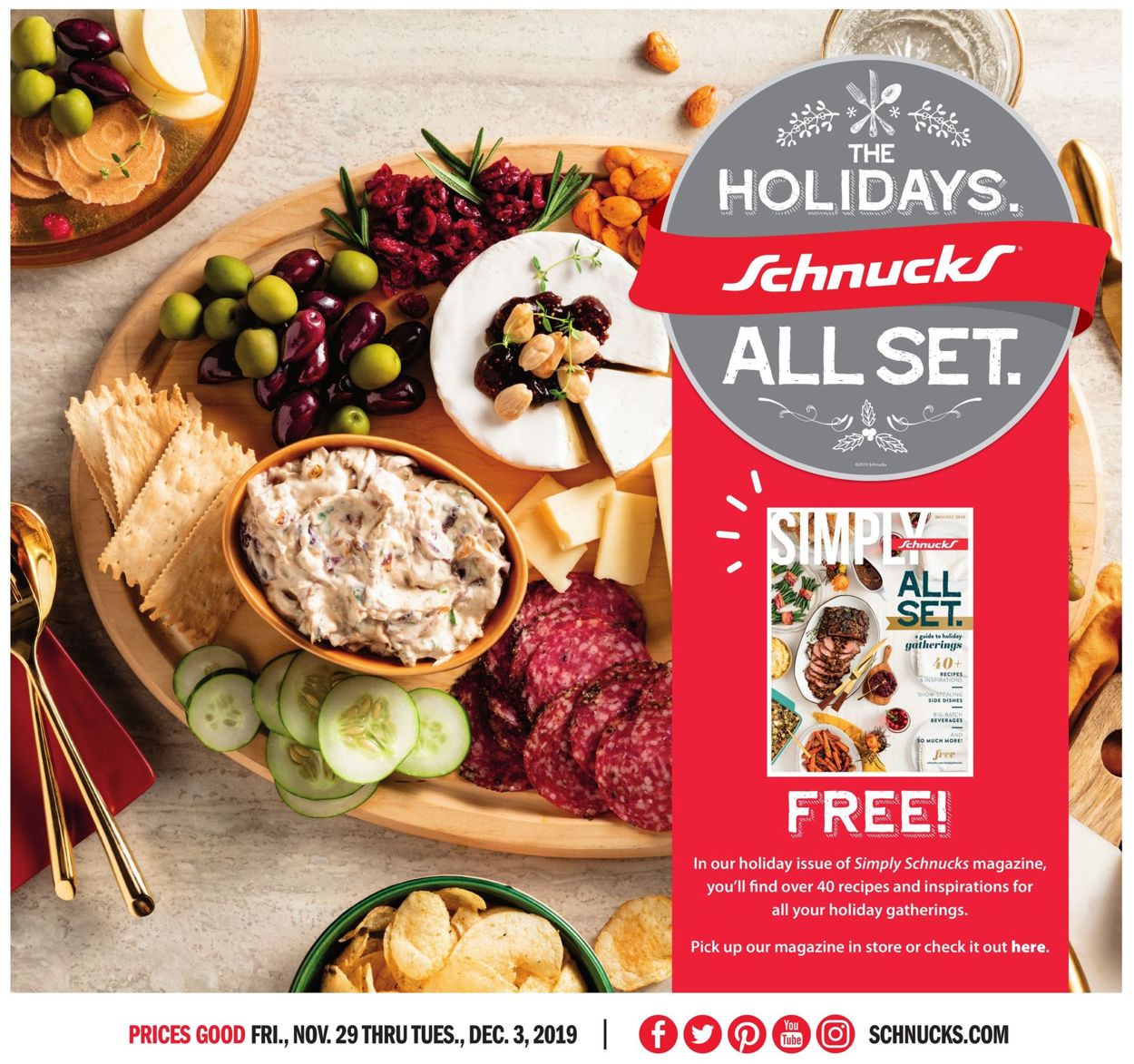 Catalogue Schnucks - Holiday Ad 2019 from 11/29/2019