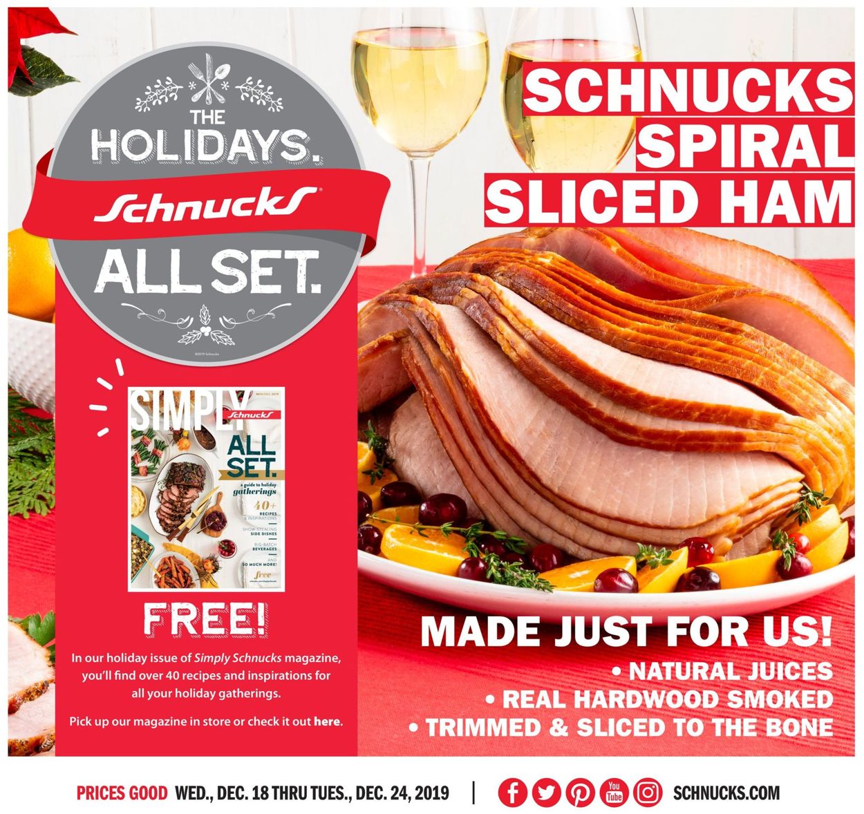 Catalogue Schnucks - Holidays Ad 2019 from 12/18/2019