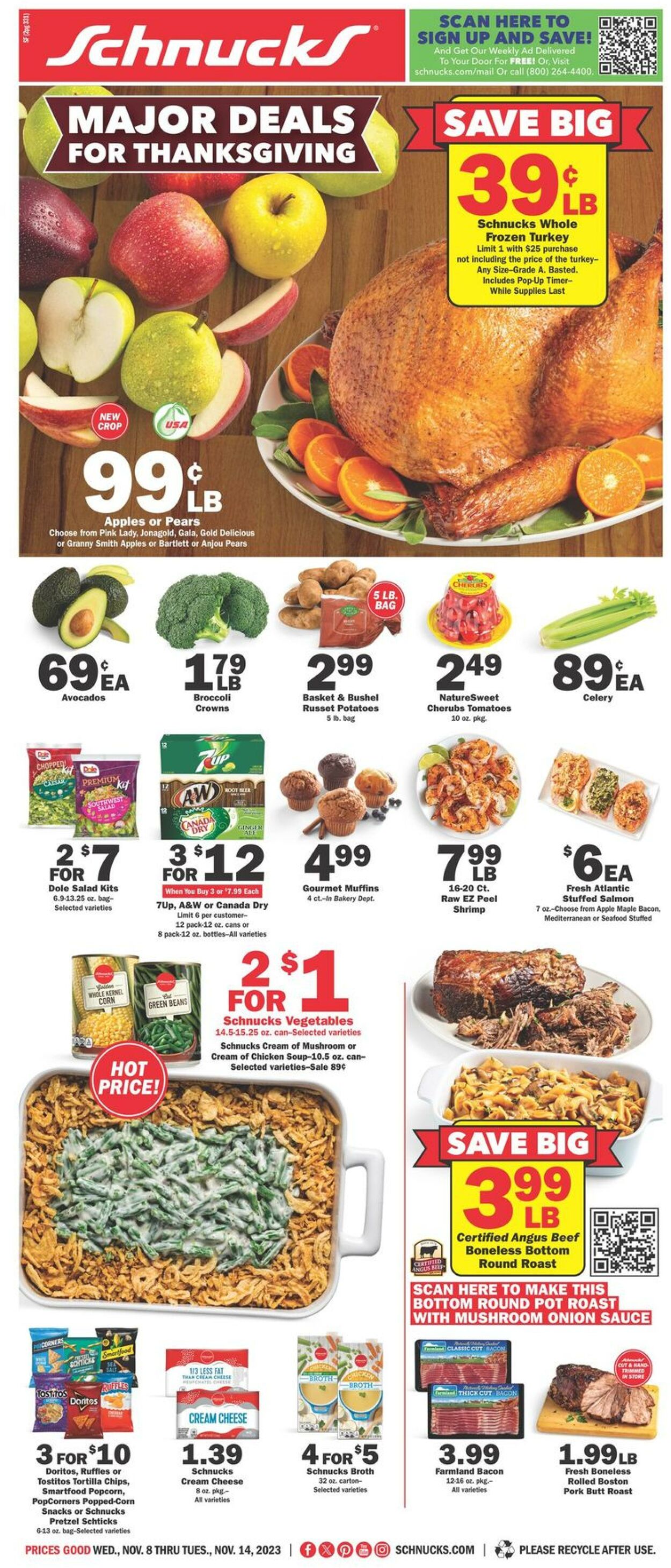 Catalogue Schnucks from 11/08/2023