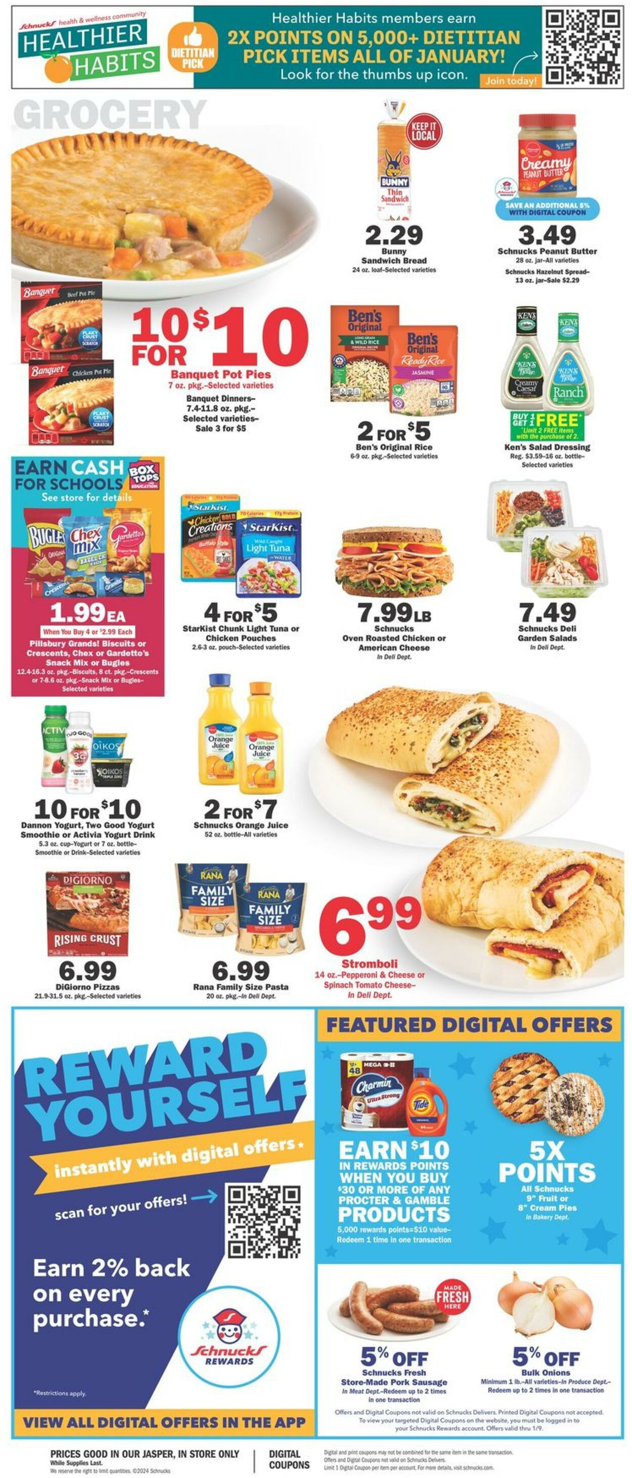 Catalogue Schnucks from 01/03/2024