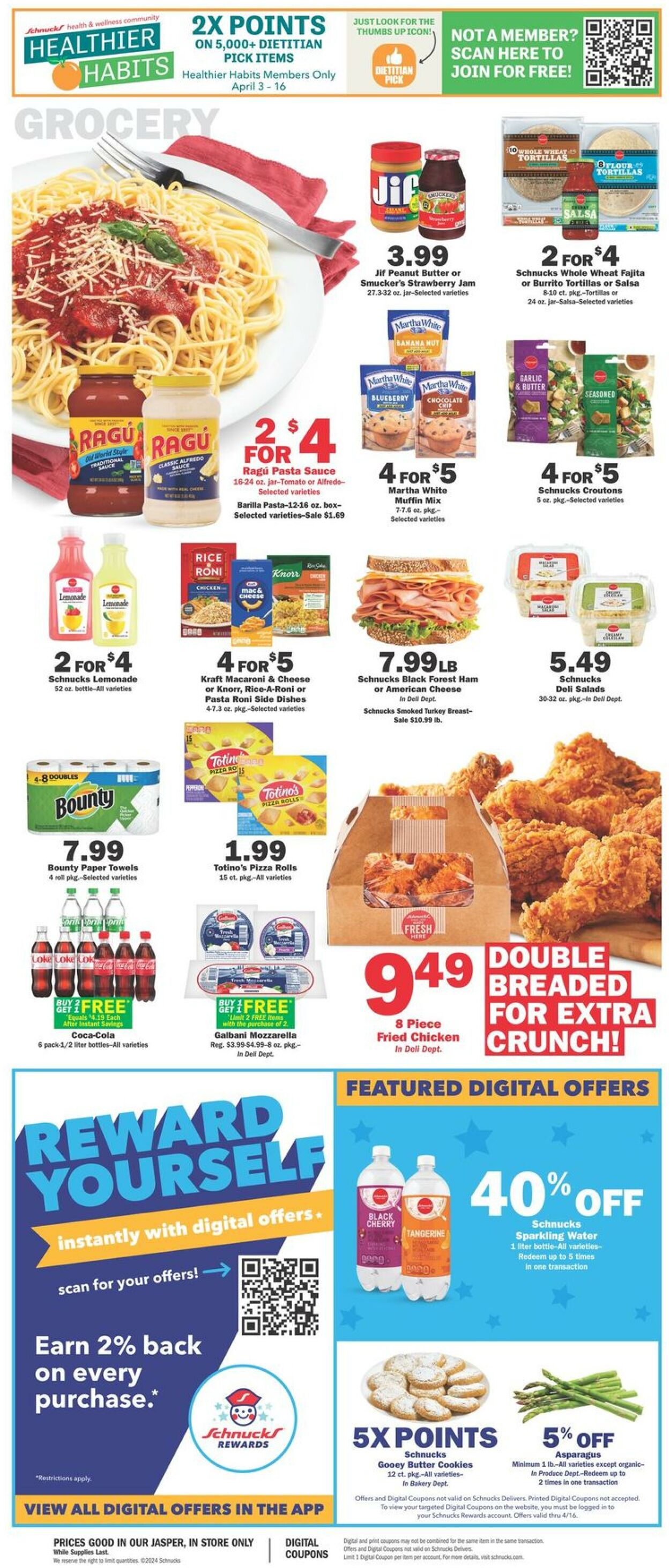 Catalogue Schnucks from 04/10/2024