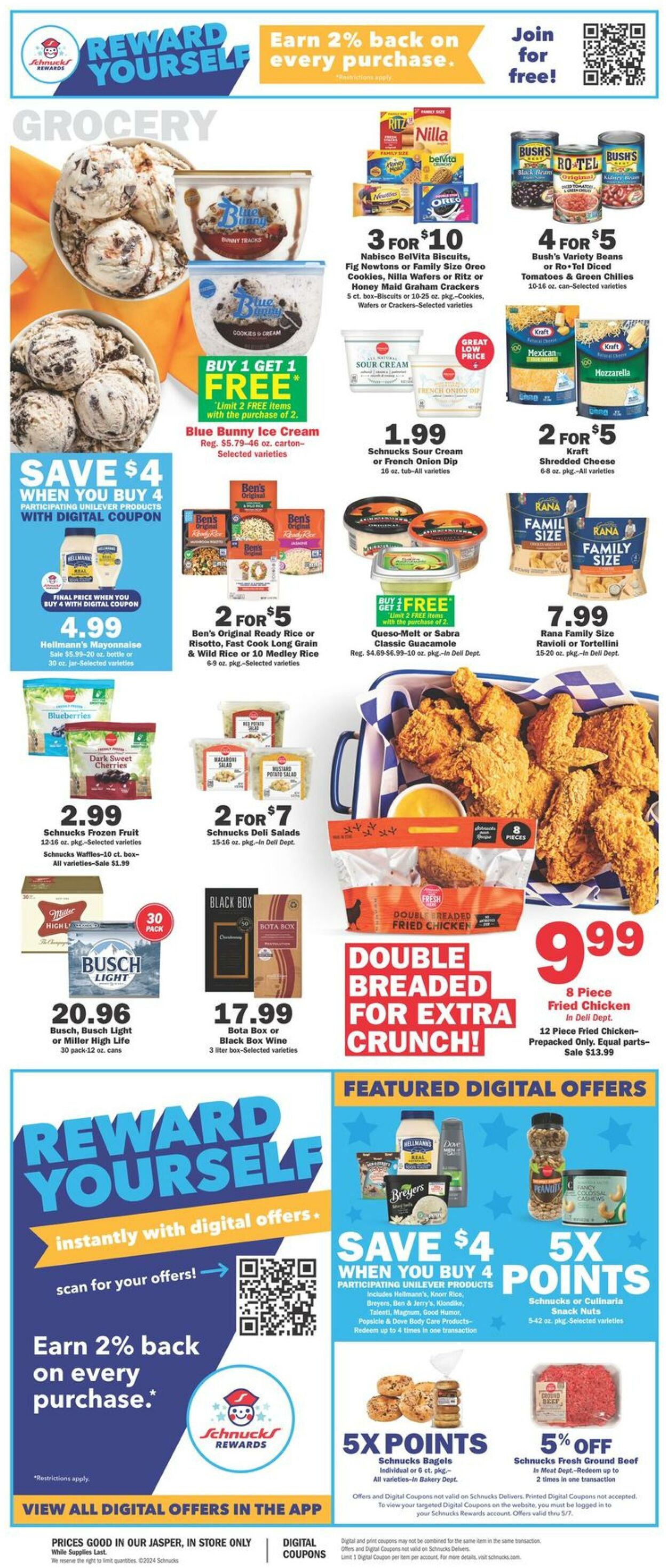 Catalogue Schnucks from 05/01/2024