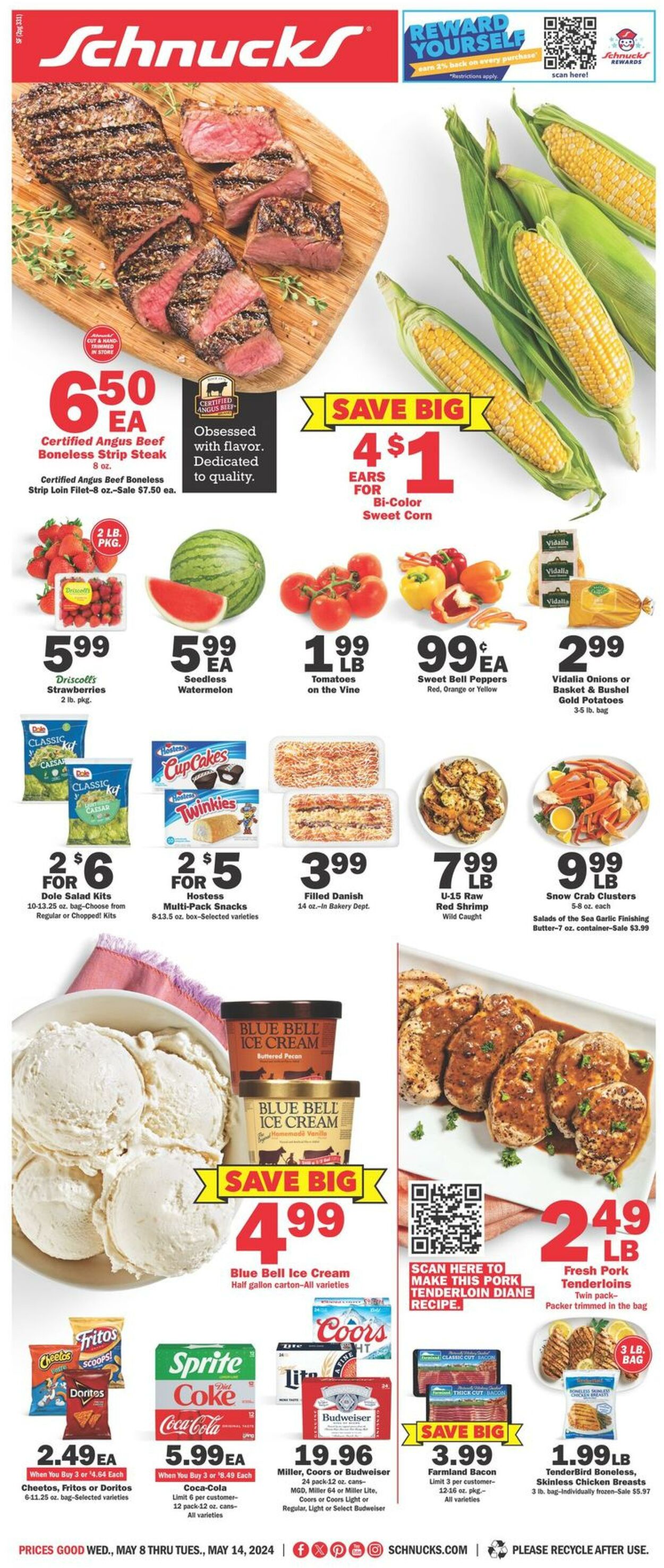 Catalogue Schnucks from 05/08/2024