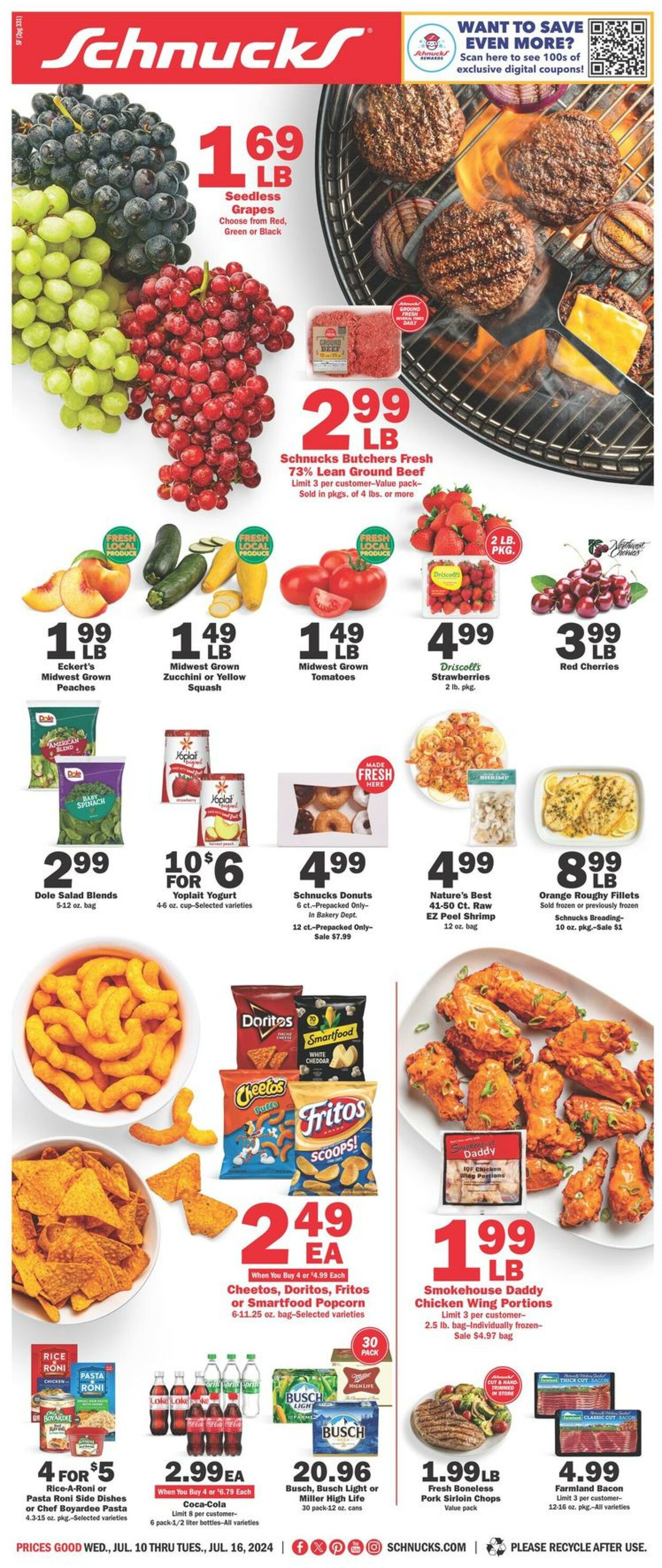 Catalogue Schnucks from 07/10/2024