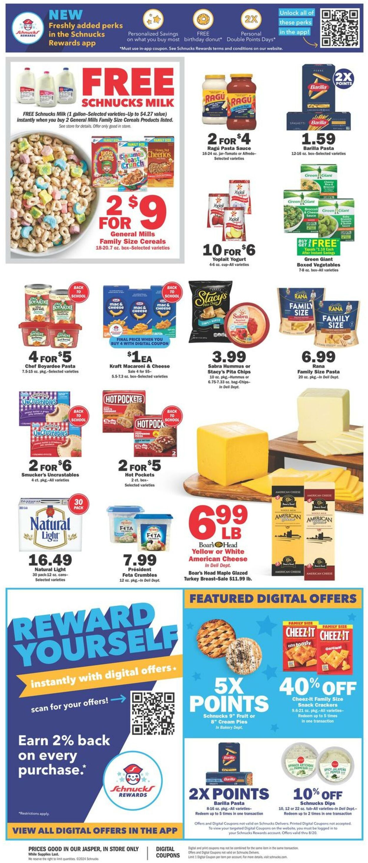 Catalogue Schnucks from 08/14/2024