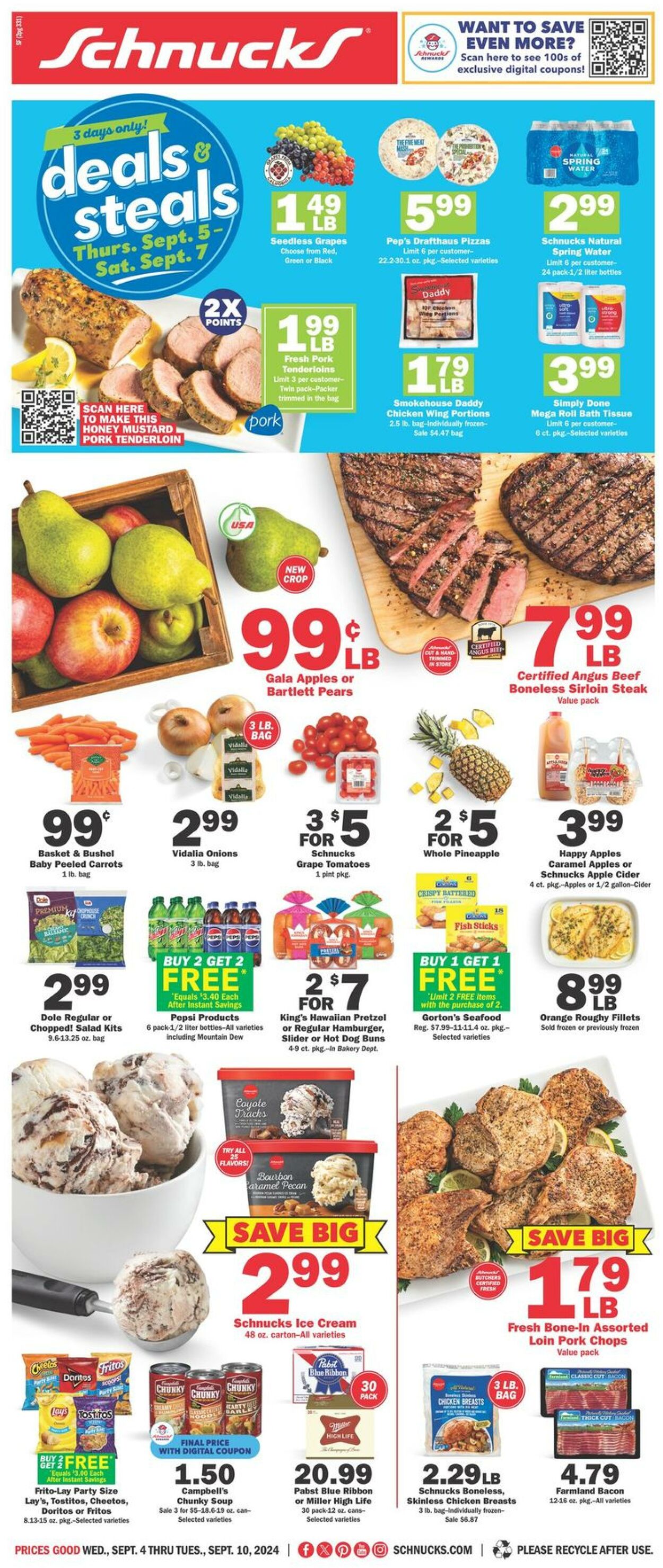 Catalogue Schnucks from 08/28/2024