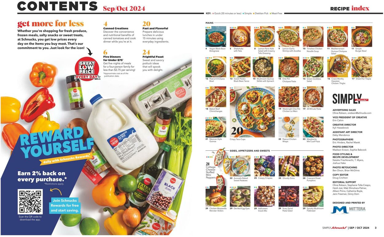 Catalogue Schnucks from 09/01/2024