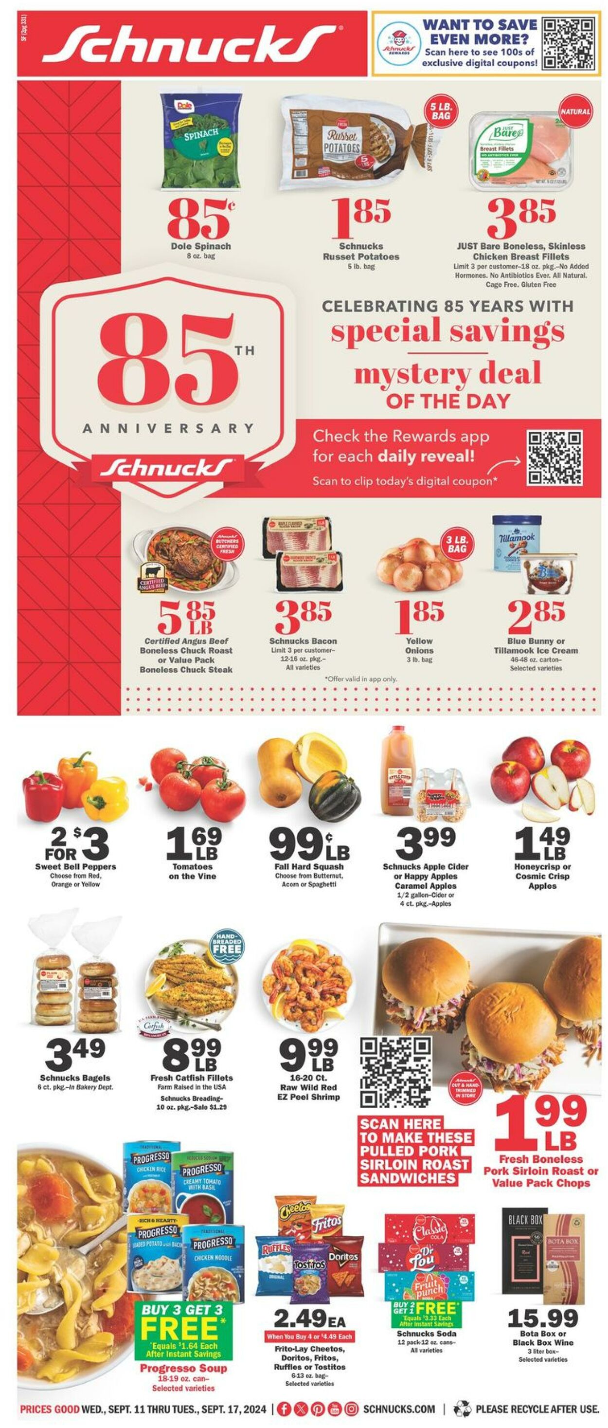 Catalogue Schnucks from 09/11/2024