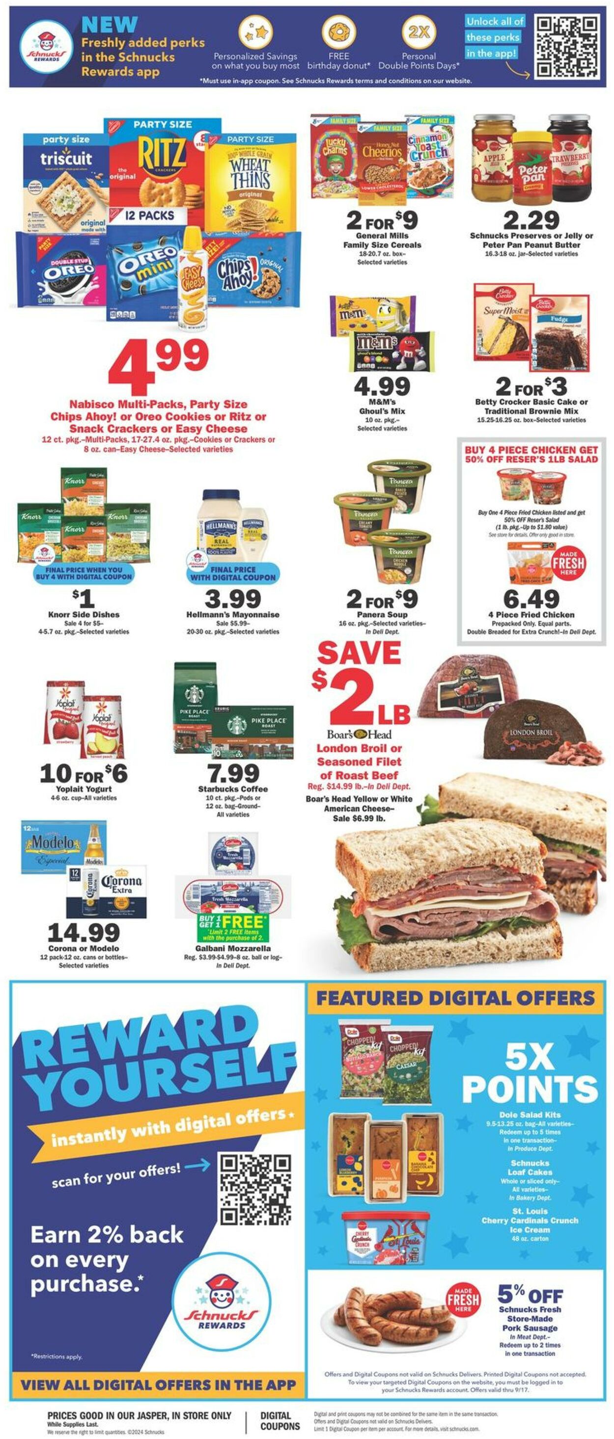 Catalogue Schnucks from 09/11/2024