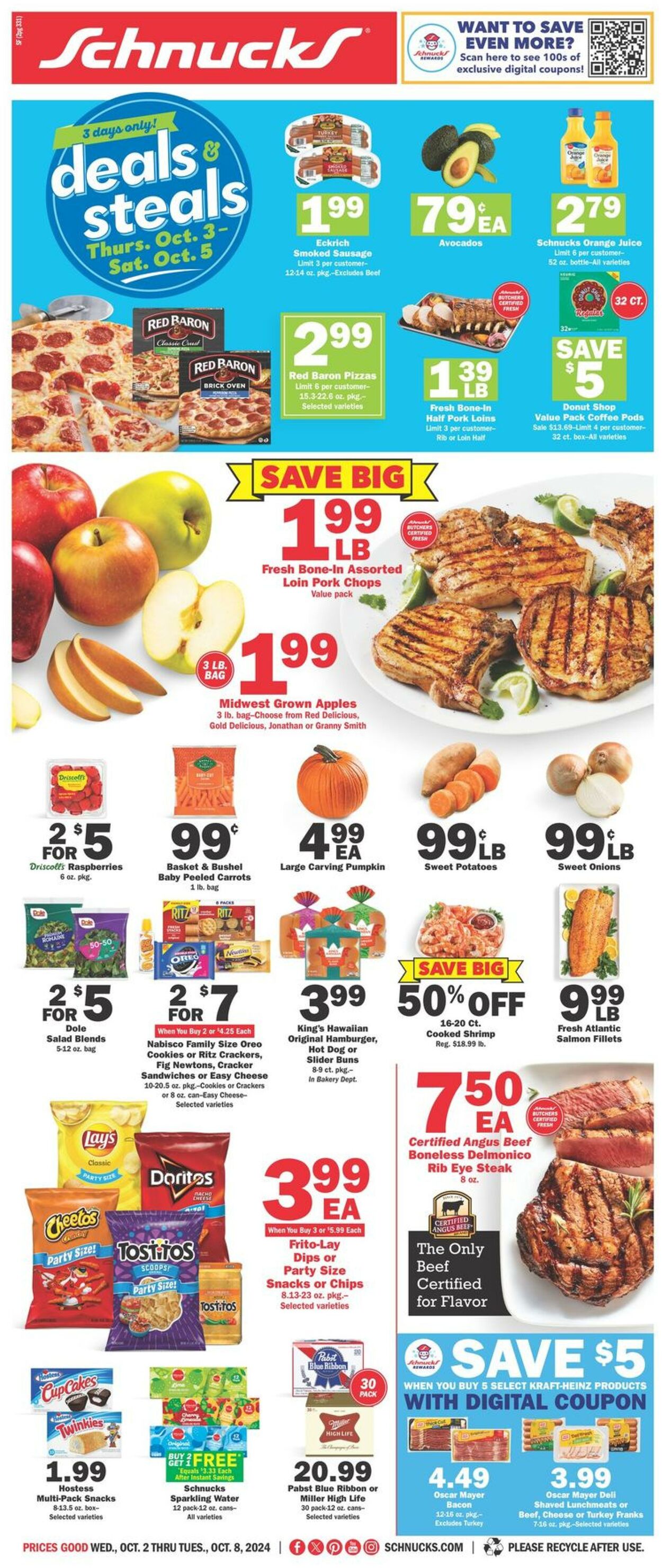 Catalogue Schnucks from 10/02/2024