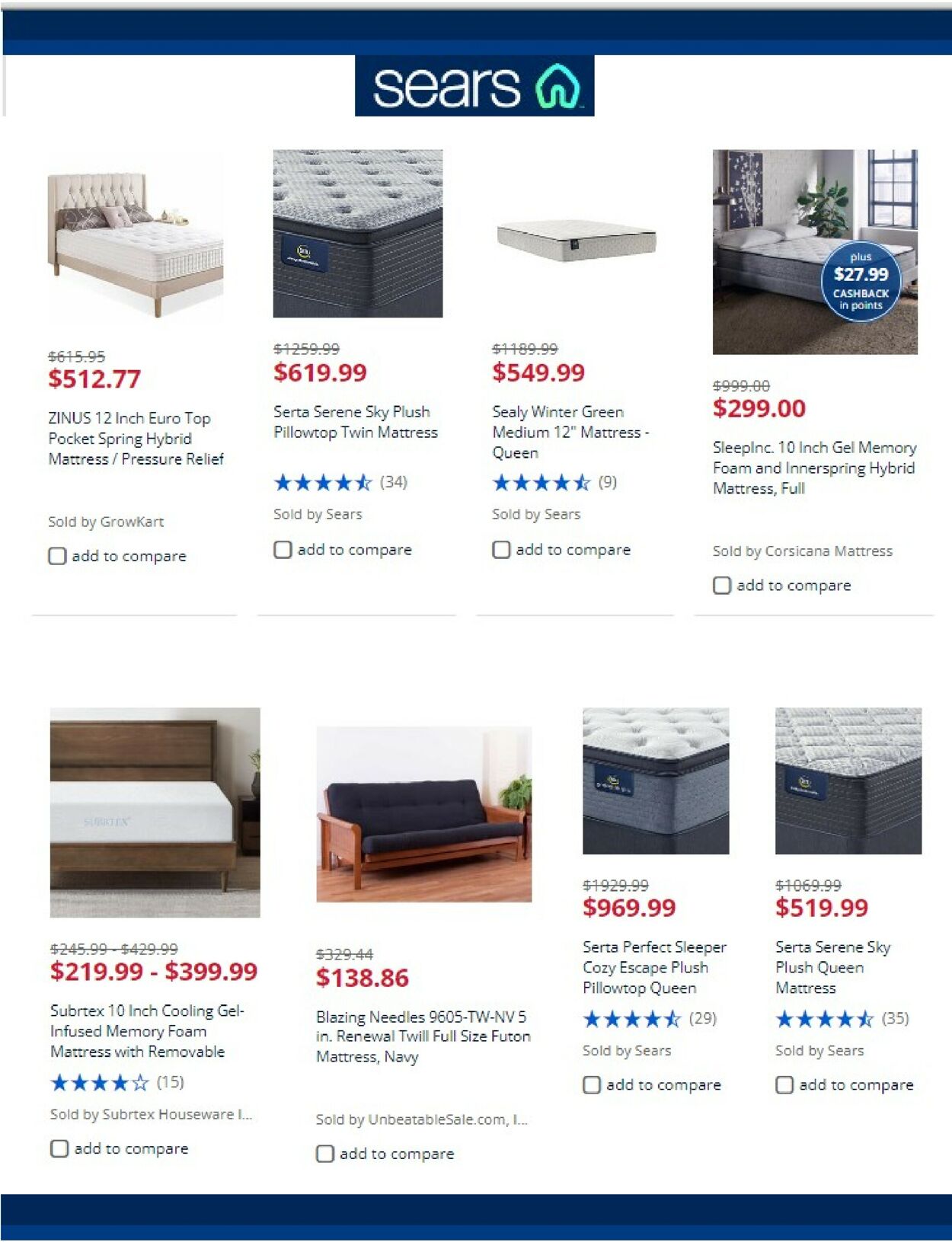 Catalogue Sears from 09/30/2022