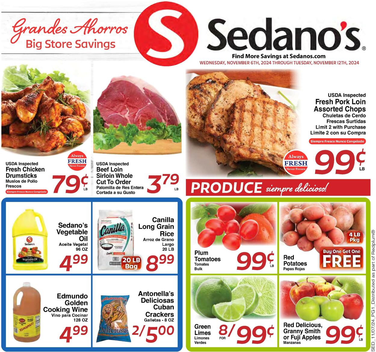 Catalogue Sedano's from 11/06/2024