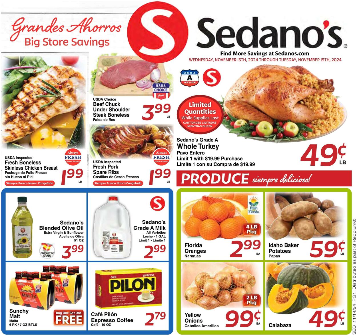 Catalogue Sedano's from 11/13/2024