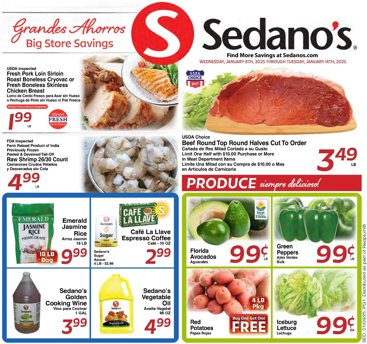 Catalogue Sedano's from 01/08/2025