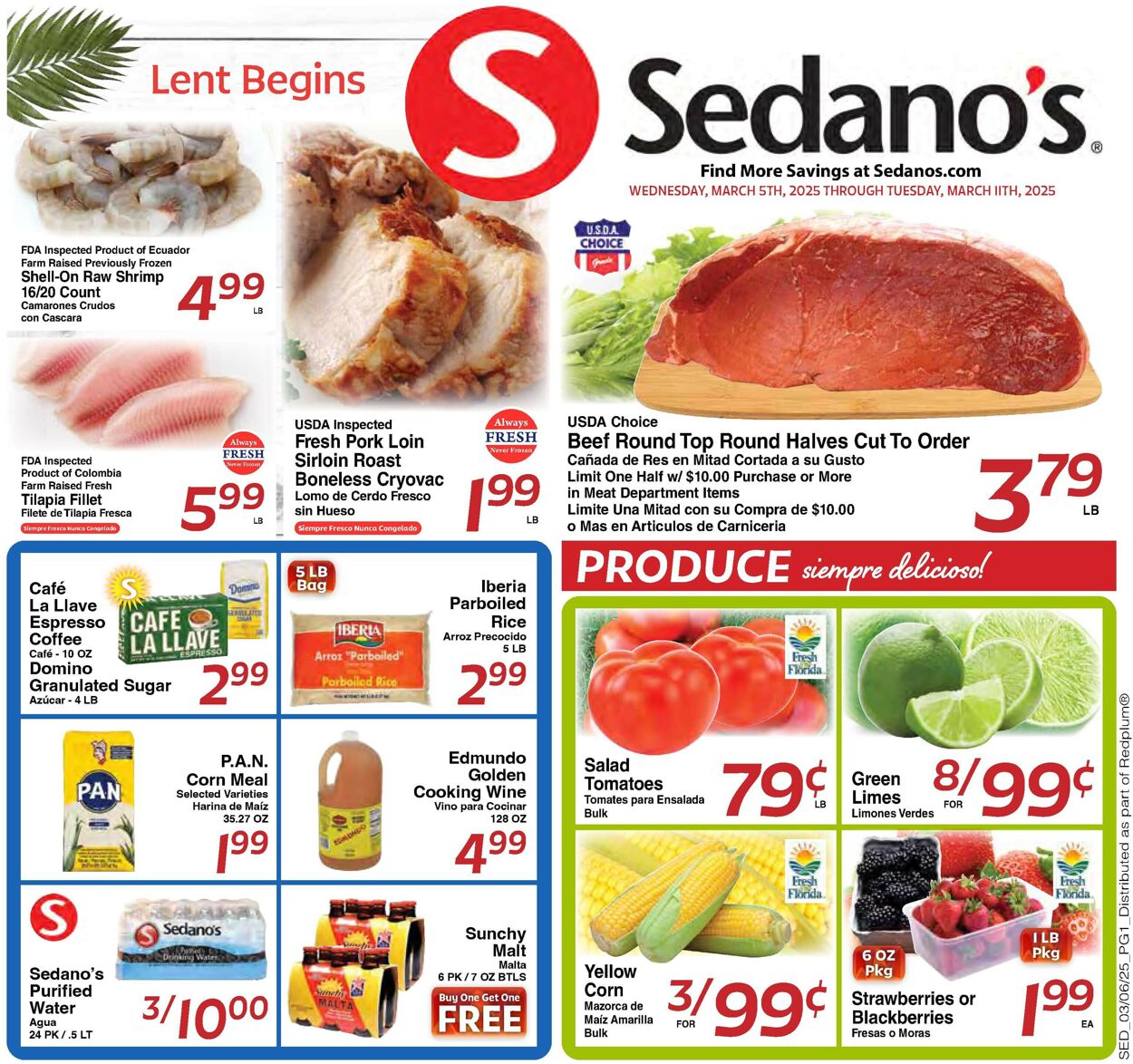 Catalogue Sedano's from 03/12/2025