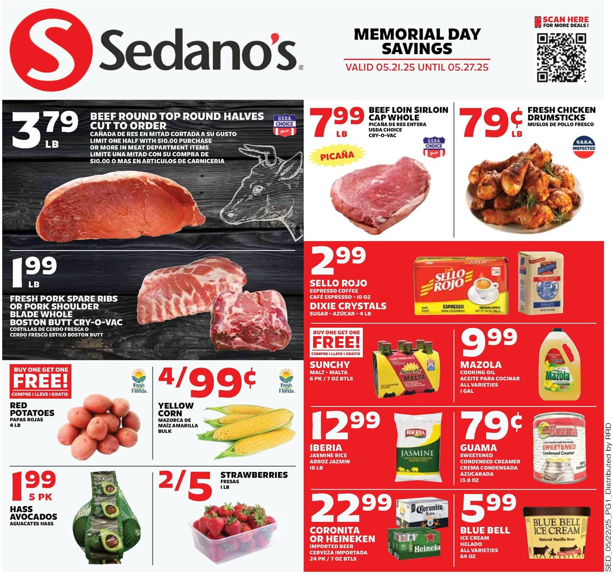 Catalogue Sedano's from 05/21/2025