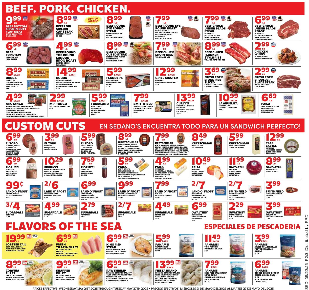 Catalogue Sedano's from 05/21/2025