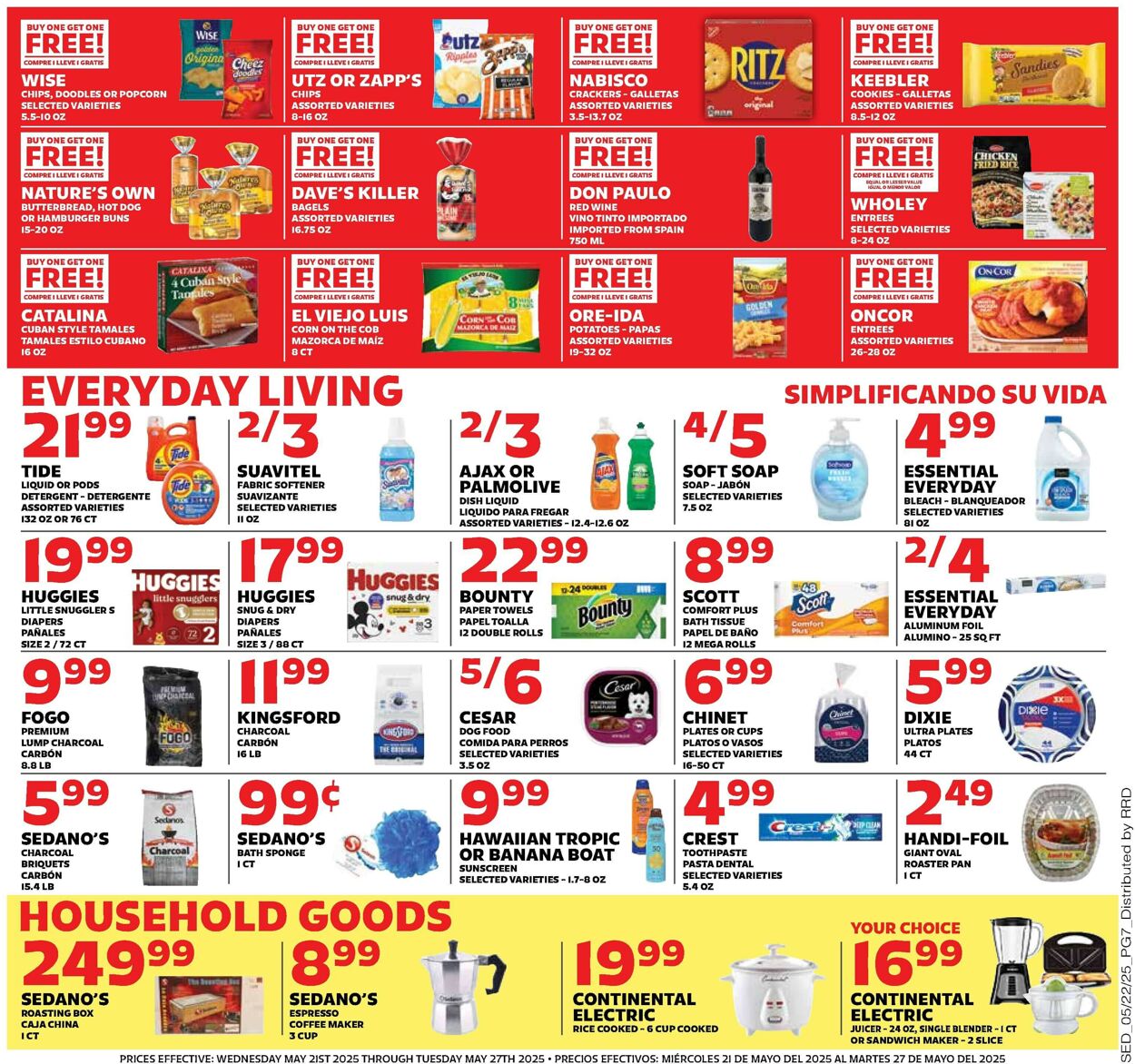 Catalogue Sedano's from 05/21/2025