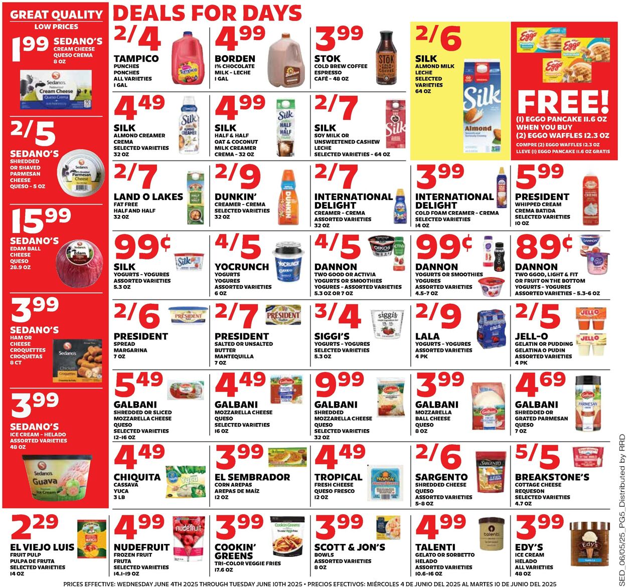 Catalogue Sedano's from 06/04/2025