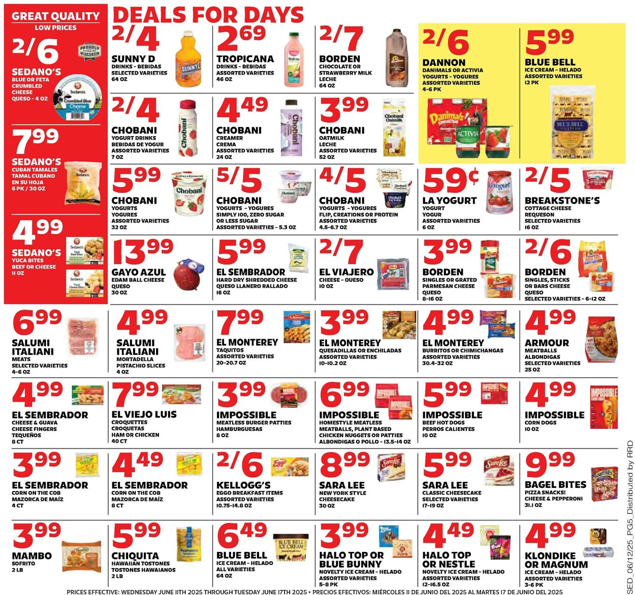 Catalogue Sedano's from 06/11/2025